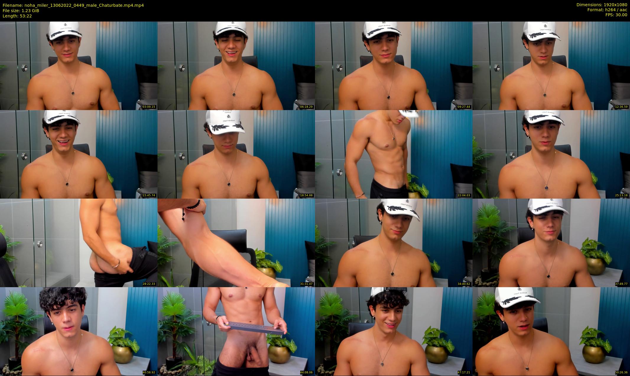 noha_miler — 54 minute Chaturbate male cam show recording, 1080p, Jun 13, 2022