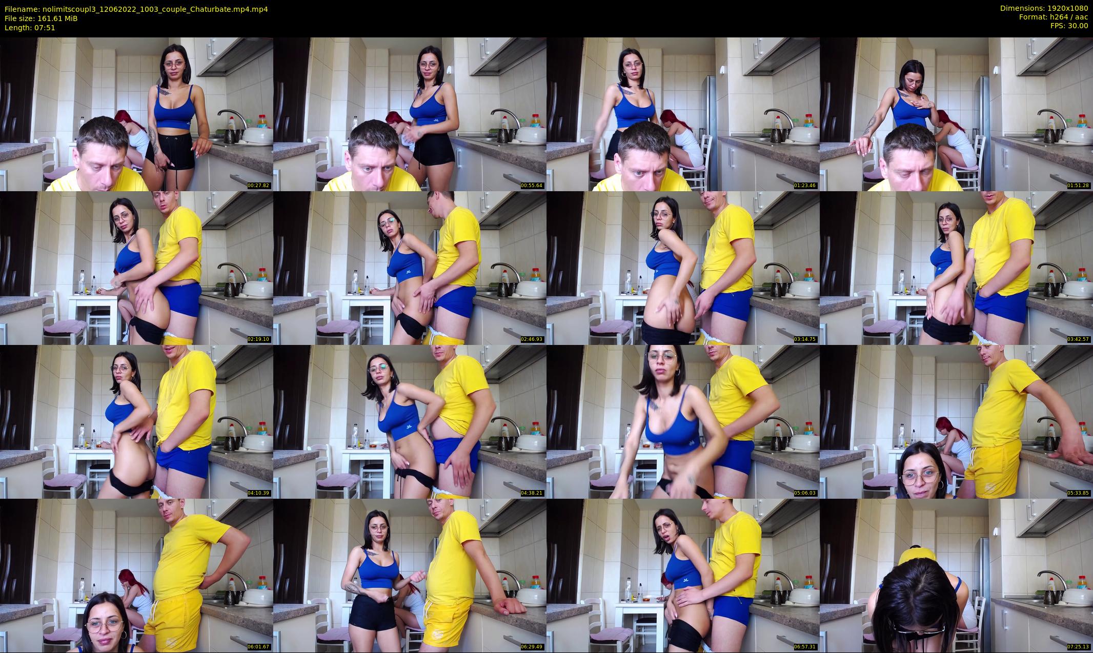 nolimitscoupl3 — 8 minute Chaturbate couple cam show recording, 1080p, Jun 12, 2022