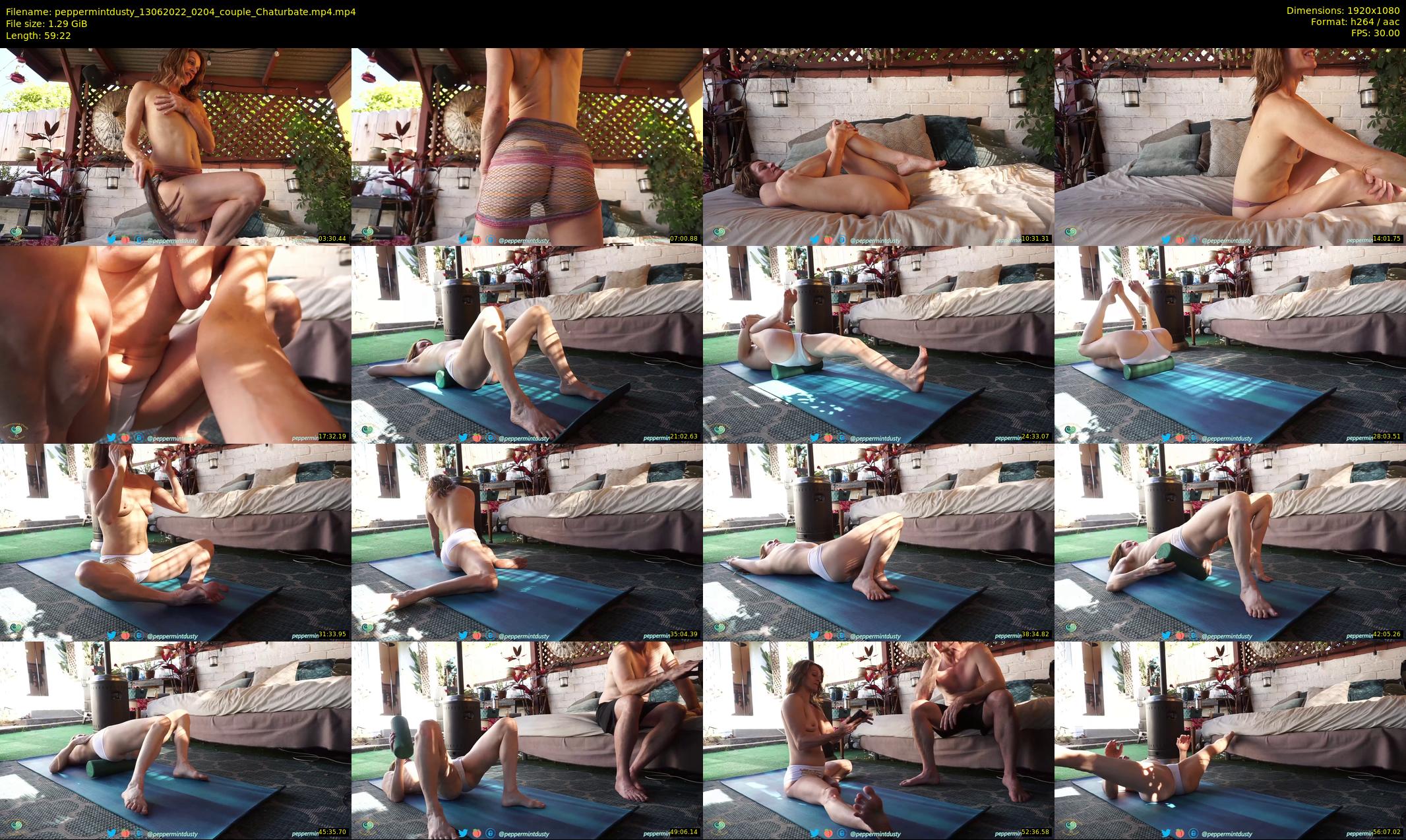 peppermintdusty — 60 minute Chaturbate couple cam show recording, 1080p, Jun 13, 2022