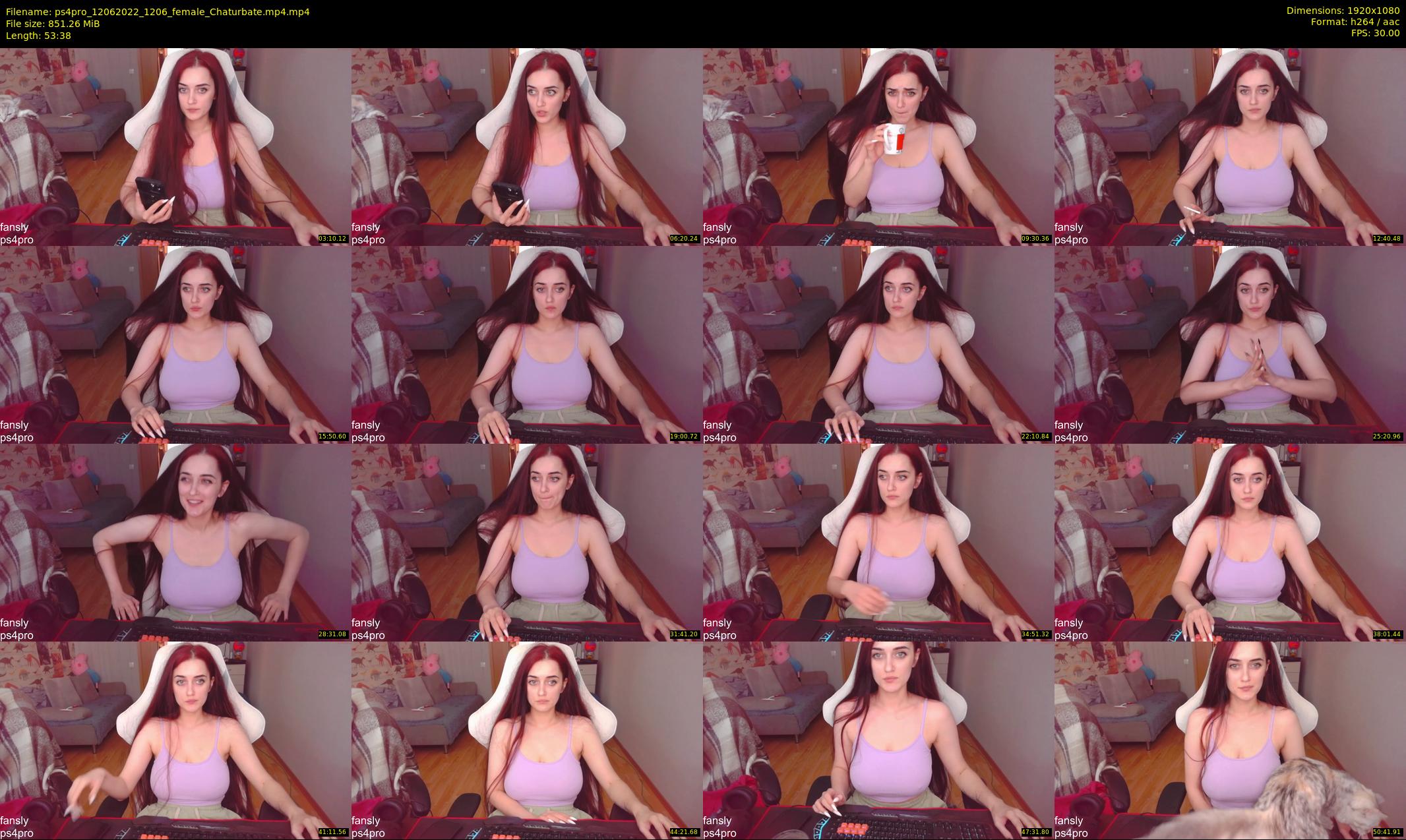 ps4pro — 54 minute Chaturbate female cam show recording, 1080p, Jun 12, 2022