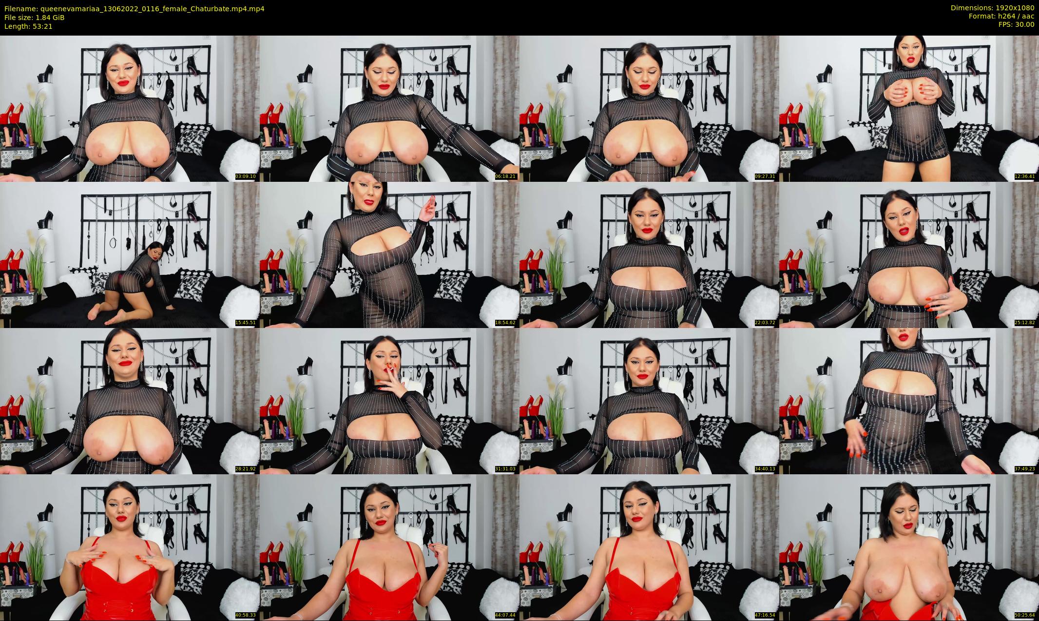 queenevamariaa — 54 minute Chaturbate female cam show recording, 1080p, Jun 13, 2022