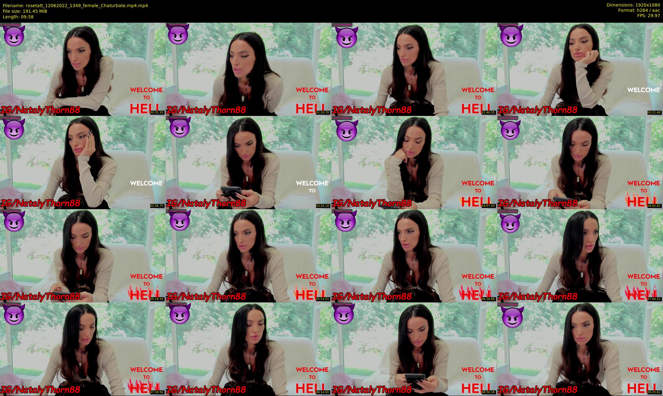 rosetatt — 10 minute Chaturbate female cam show recording, 1080p, Jun 12, 2022