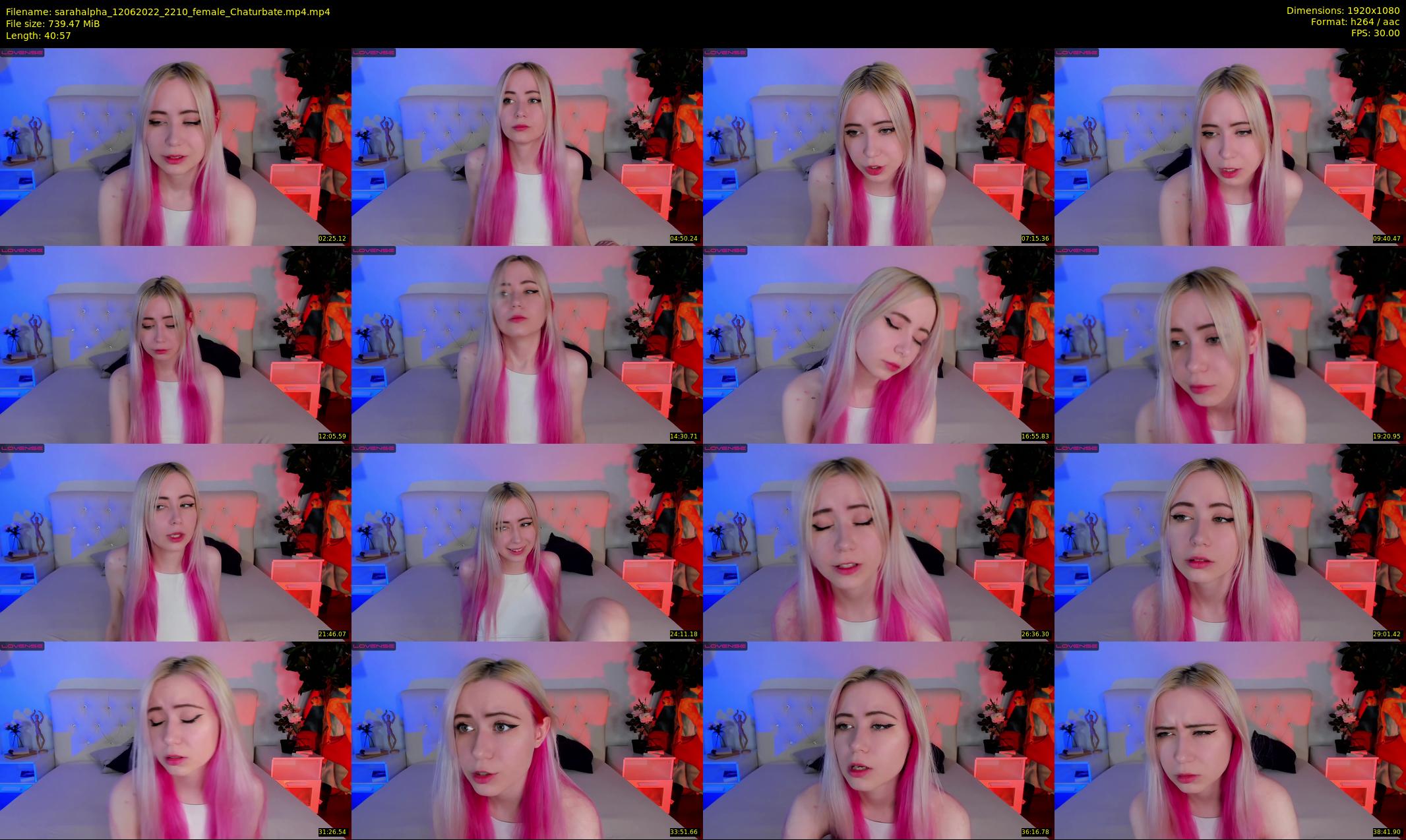 sarahalpha — 41 minute Chaturbate couple cam show recording, 1080p, Jun 12, 2022