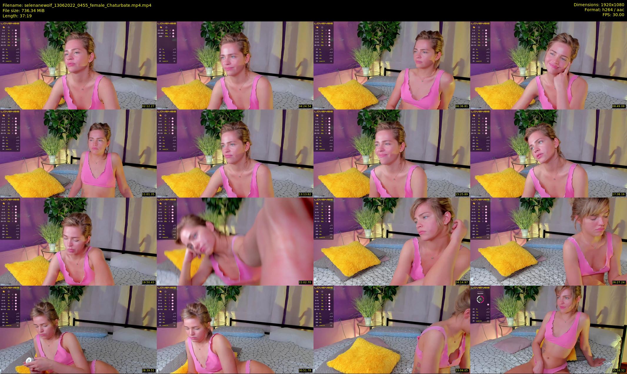 selenanewolf — 38 minute Chaturbate couple cam show recording, 1080p, Jun 13, 2022