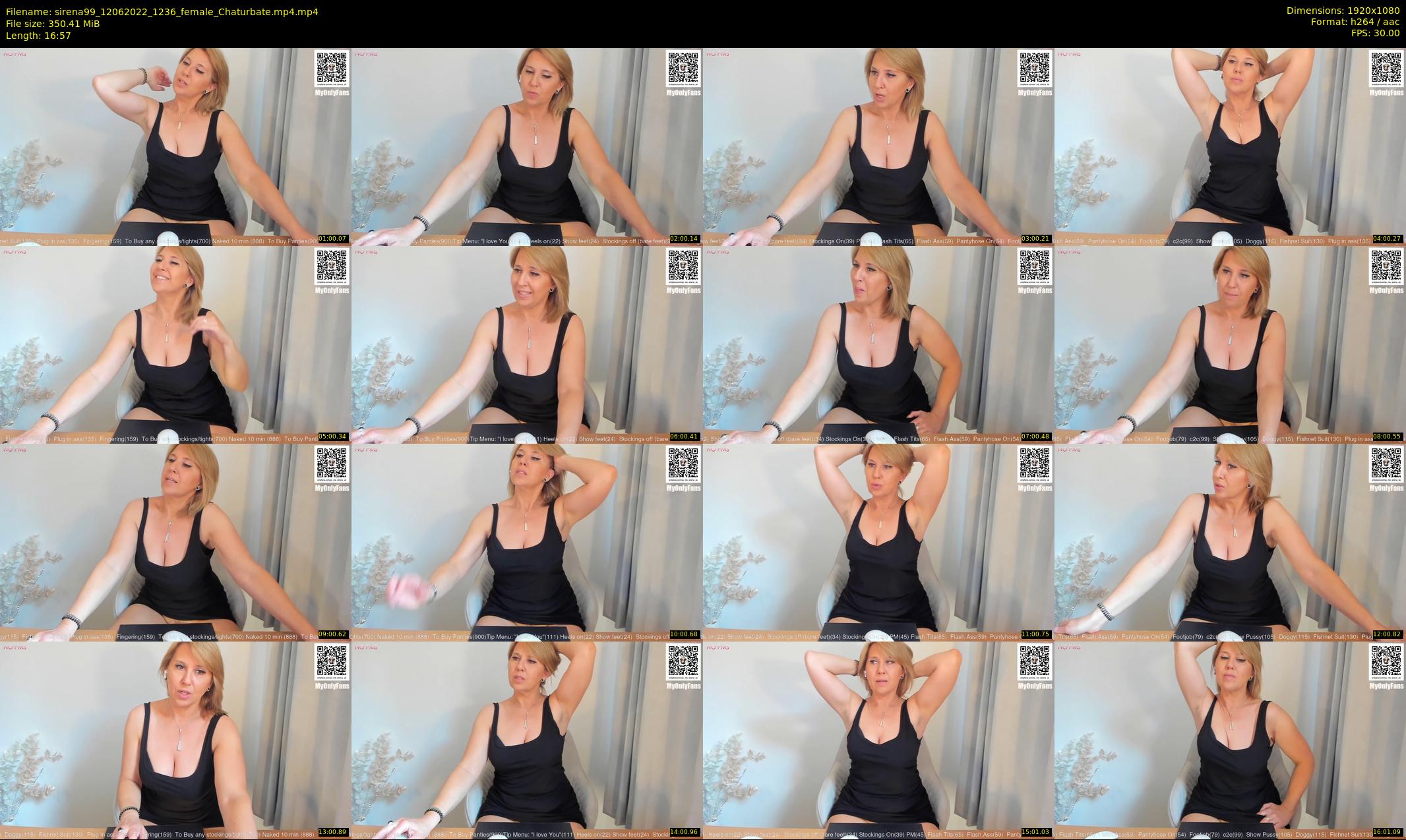 sirena99 — 17 minute Chaturbate female cam show recording, 1080p, Jun 12, 2022