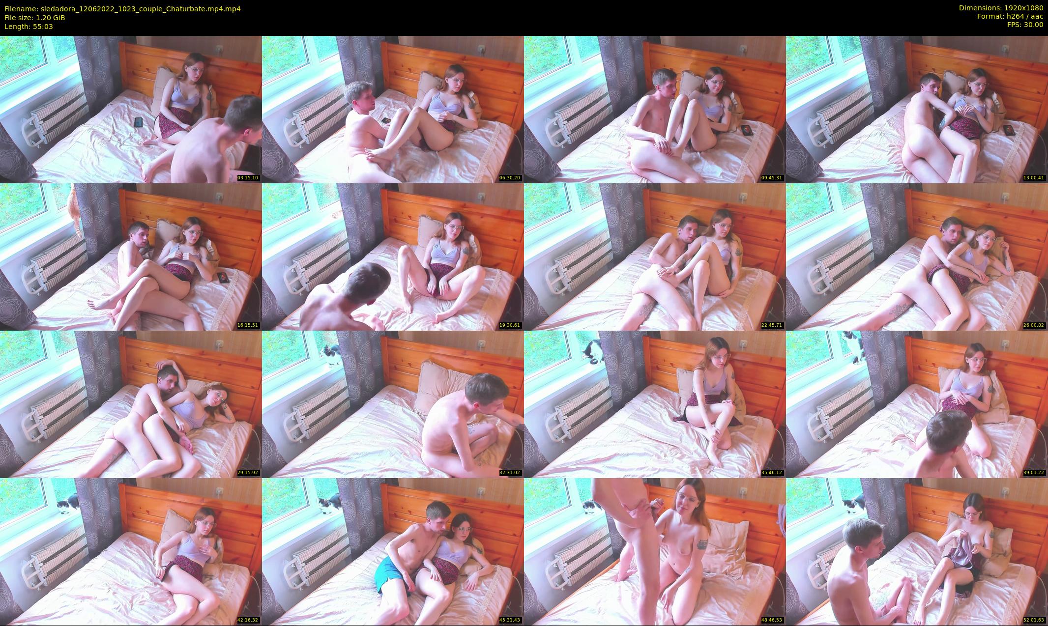 sledadora — 56 minute Chaturbate couple cam show recording, 1080p, Jun 12, 2022