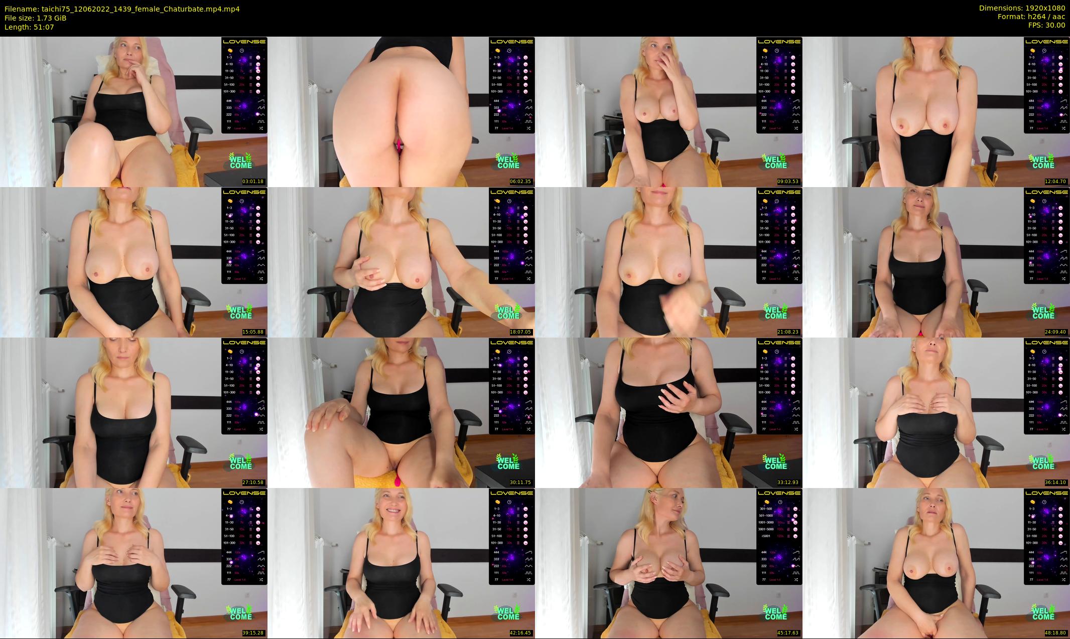 taichi75 — 52 minute Chaturbate female cam show recording, 1080p, Jun 12, 2022