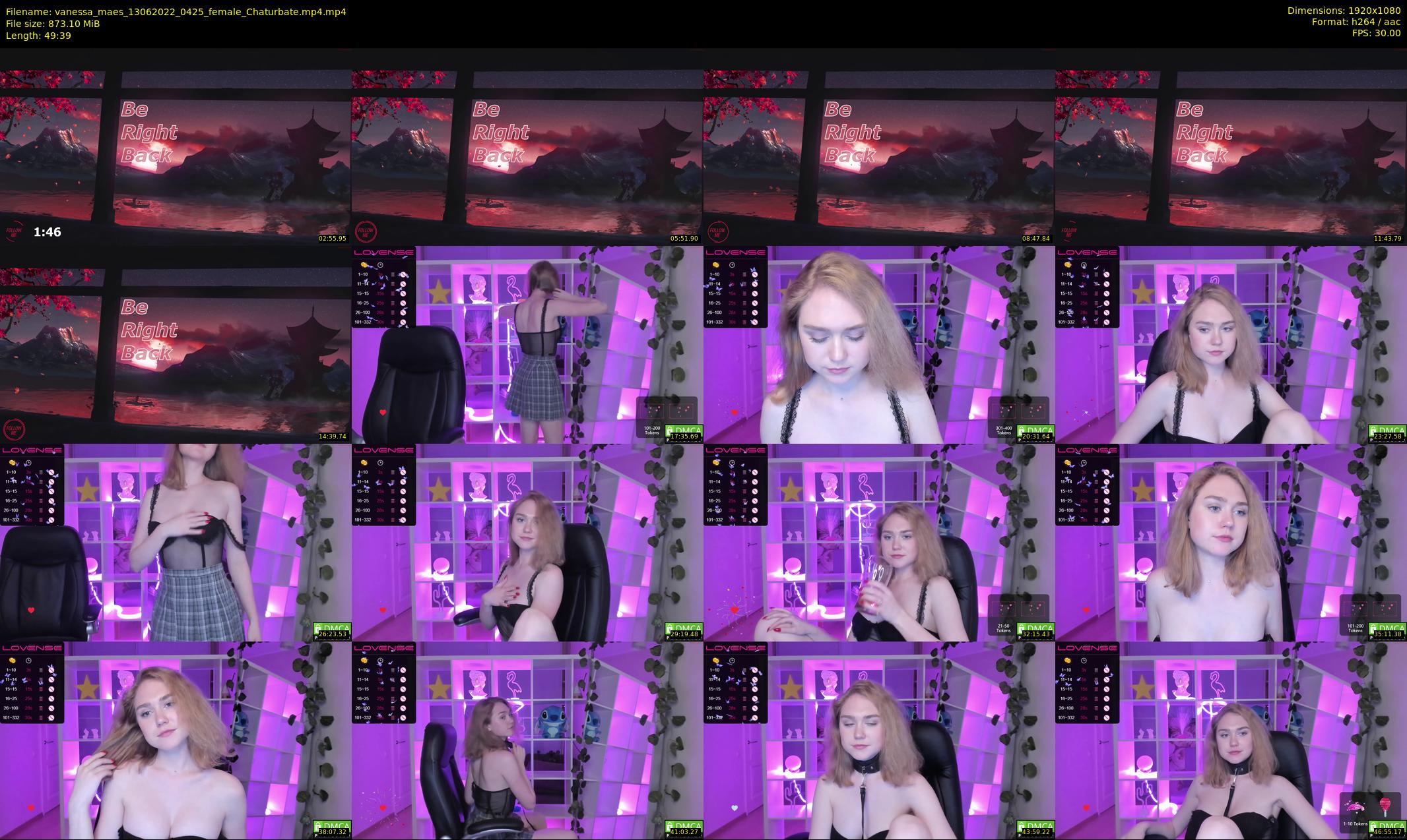 vanessa_maes — 50 minute Chaturbate female cam show recording, 1080p, Jun 13, 2022
