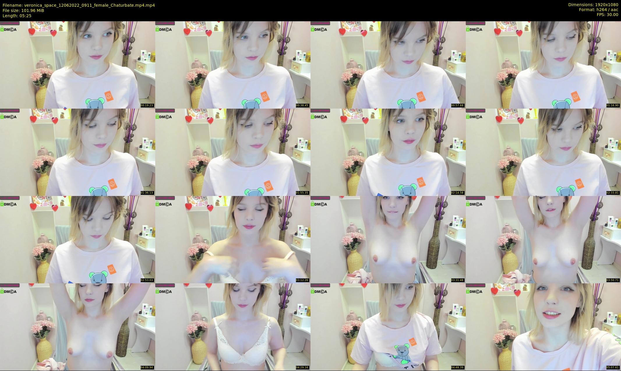 veronica_space — 6 minute Chaturbate female cam show recording, 1080p, Jun 12, 2022