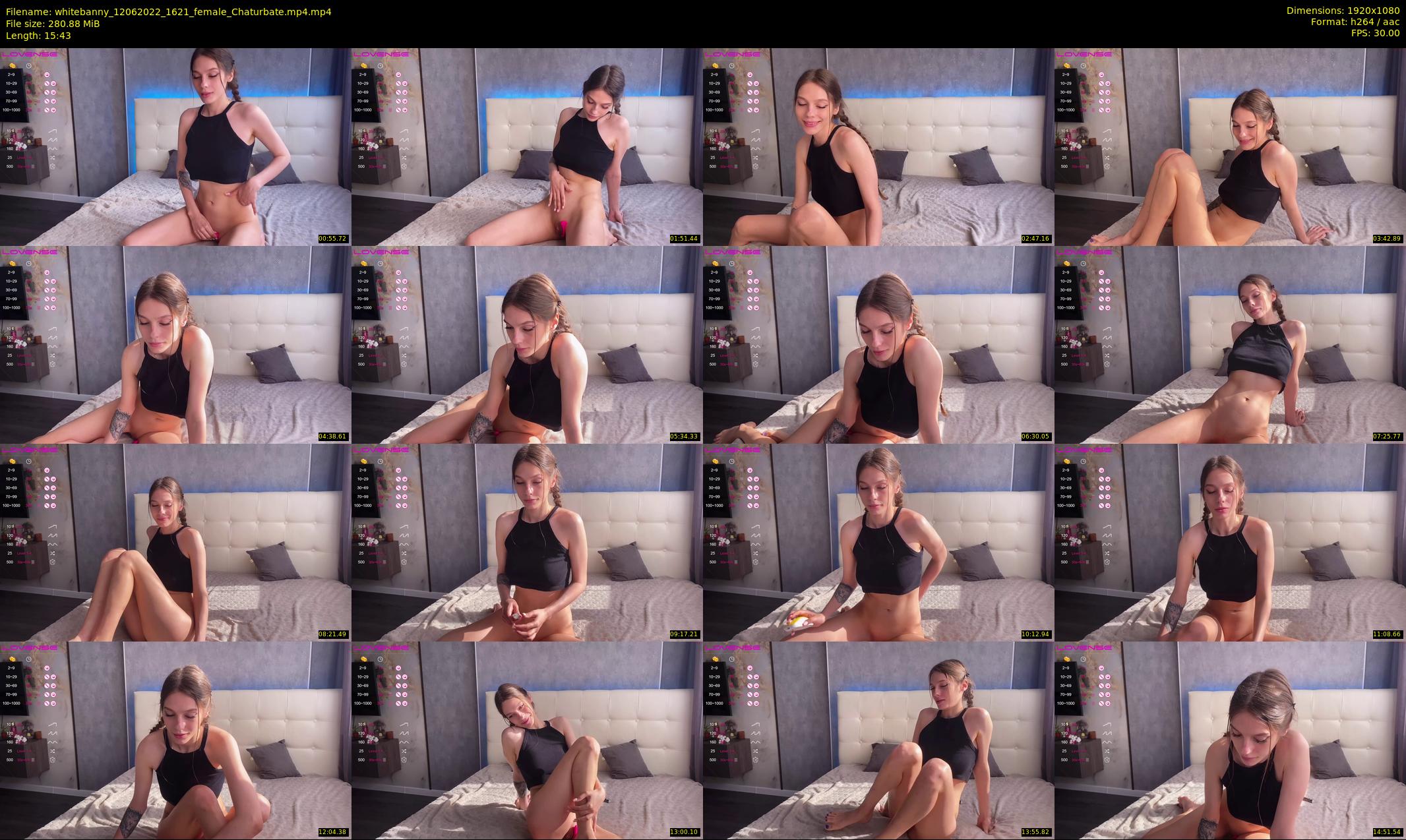 whitebanny — 16 minute Chaturbate couple cam show recording, 1080p, Jun 12, 2022
