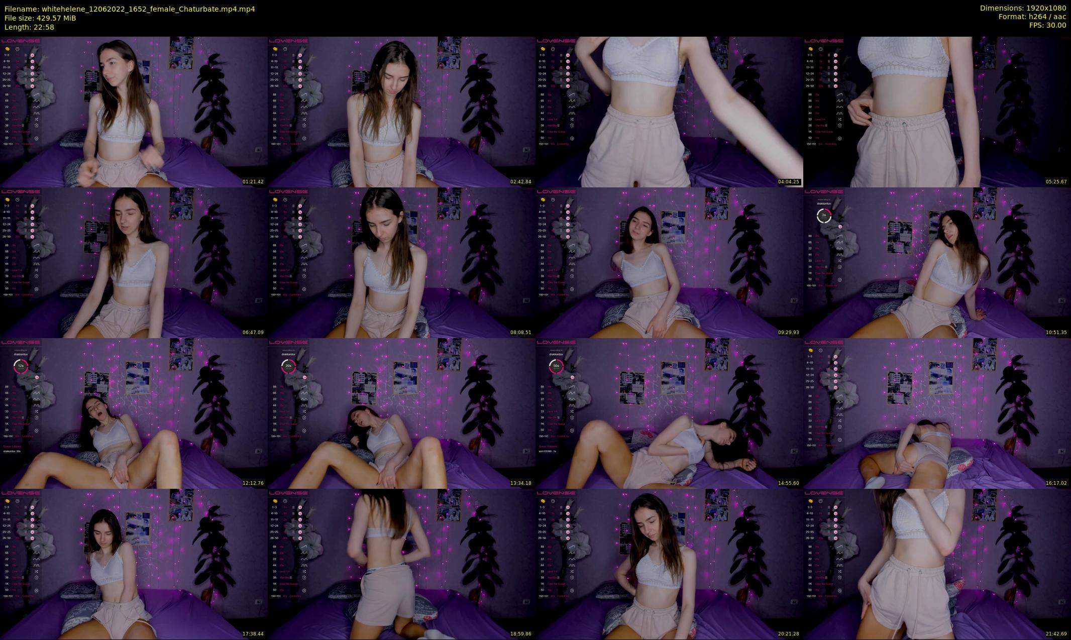 whitehelene — 23 minute Chaturbate female cam show recording, 1080p, Jun 12, 2022