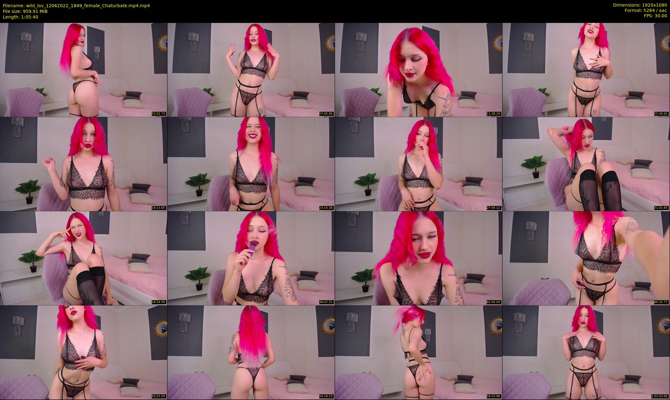 wild_lov — 66 minute Chaturbate female cam show recording, 1080p, Jun 12, 2022