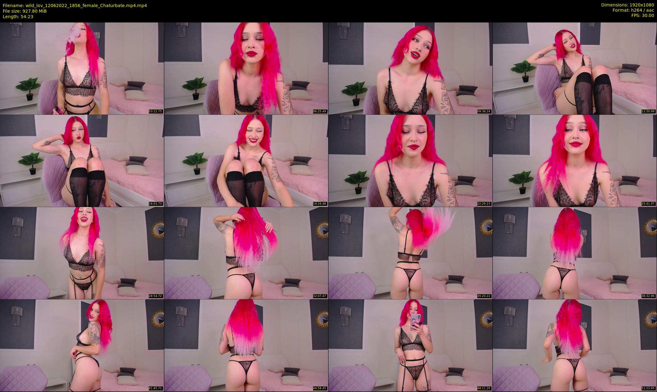 wild_lov — 55 minute Chaturbate female cam show recording, 1080p, Jun 12, 2022