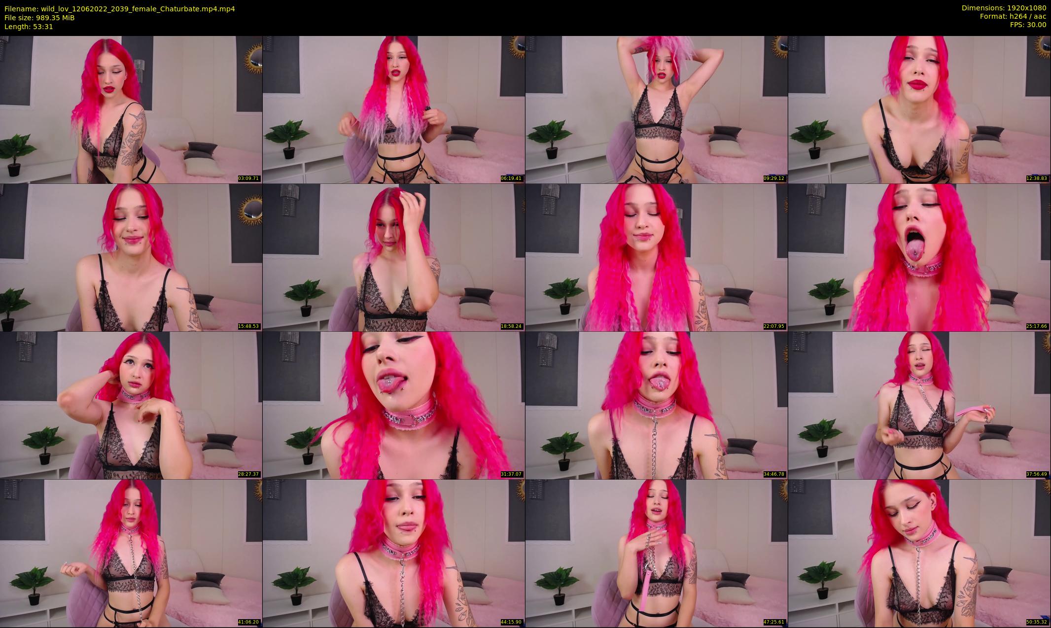 wild_lov — 54 minute Chaturbate female cam show recording, 1080p, Jun 12, 2022