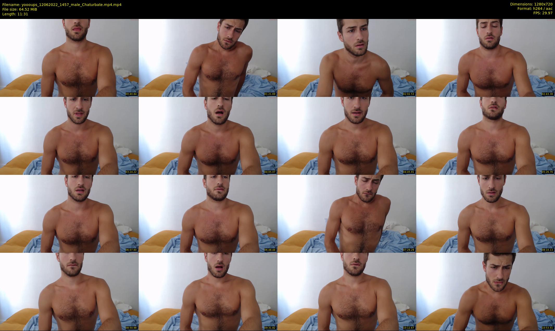 yoooups — 12 minute Chaturbate male cam show recording, 720p, Jun 12, 2022