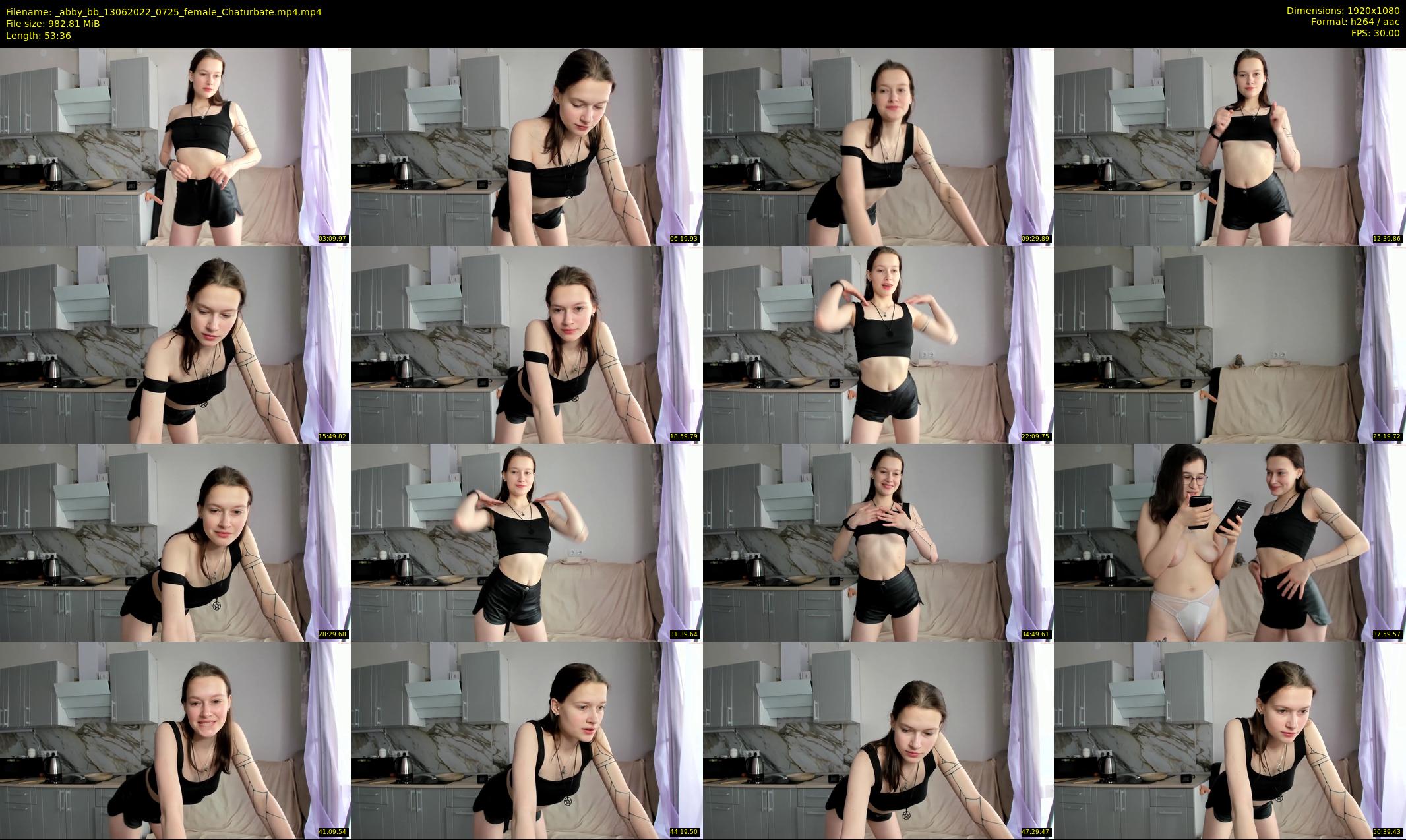 _abby_bb — 54 minute Chaturbate female cam show recording, 1080p, Jun 13, 2022