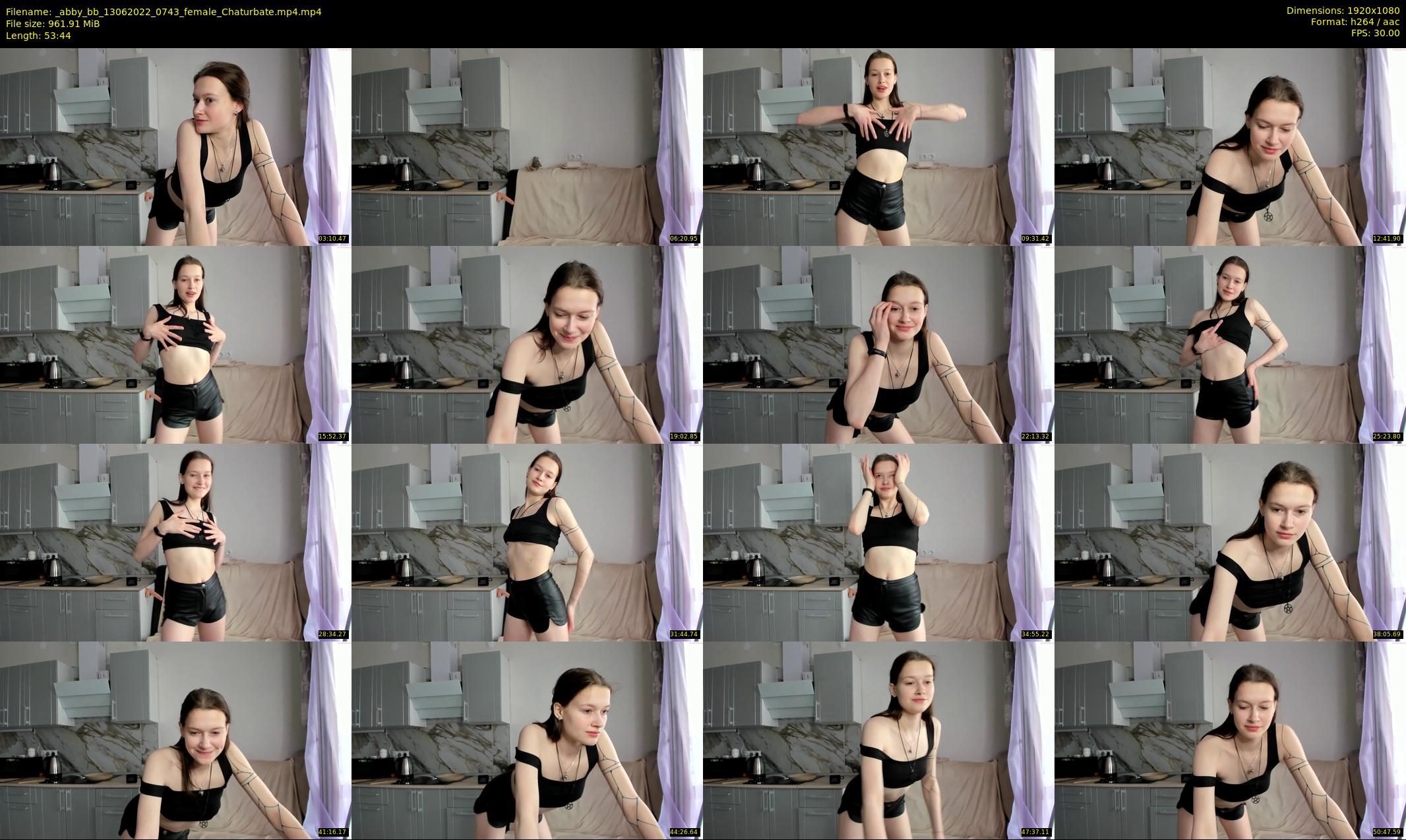 _abby_bb — 54 minute Chaturbate female cam show recording, 1080p, Jun 13, 2022
