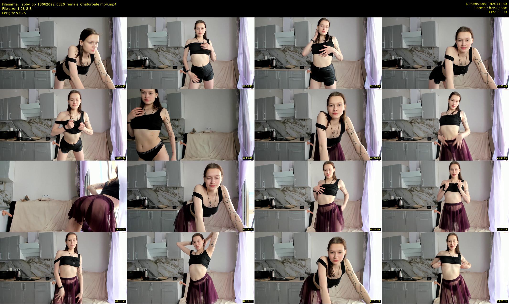 _abby_bb — 54 minute Chaturbate female cam show recording, 1080p, Jun 13, 2022