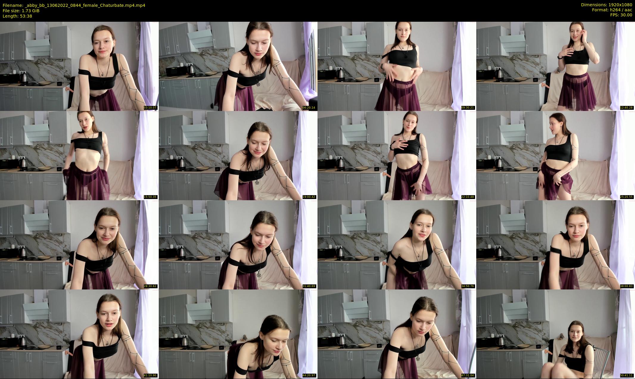 _abby_bb — 54 minute Chaturbate female cam show recording, 1080p, Jun 13, 2022