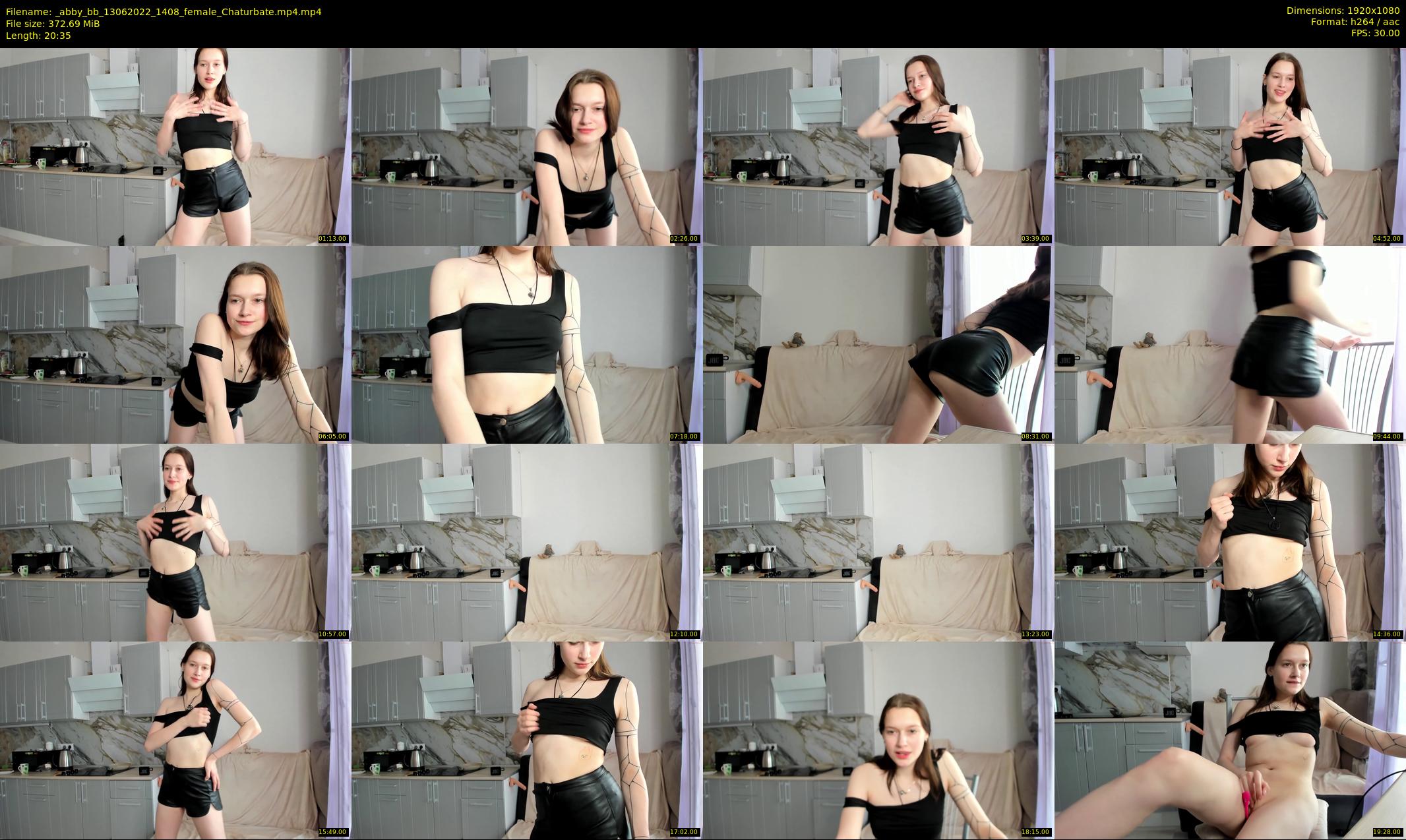 _abby_bb — 21 minute Chaturbate female cam show recording, 1080p, Jun 13, 2022