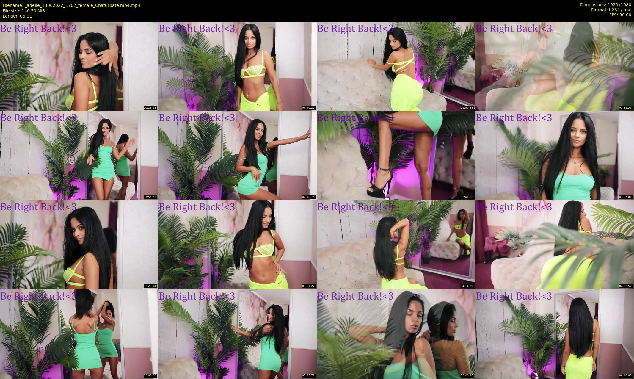 _adelle — 7 minute Chaturbate female cam show recording, 1080p, Jun 13, 2022