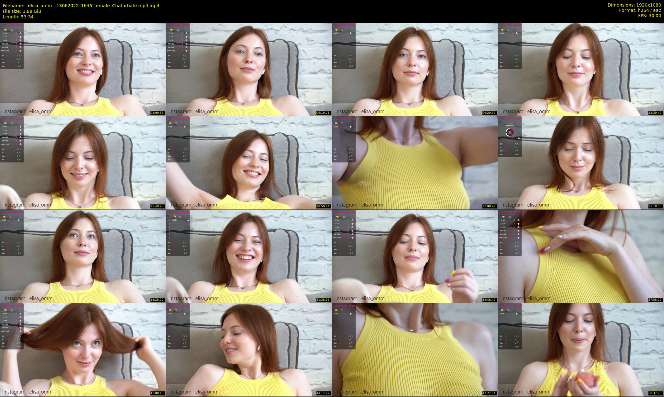 _elisa_omm_ — 54 minute Chaturbate female cam show recording, 1080p, Jun 13, 2022