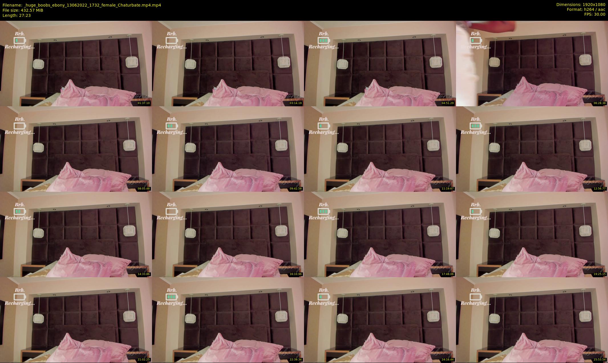 _huge_boobs_ebony — 28 minute Chaturbate female cam show recording, 1080p, Jun 13, 2022