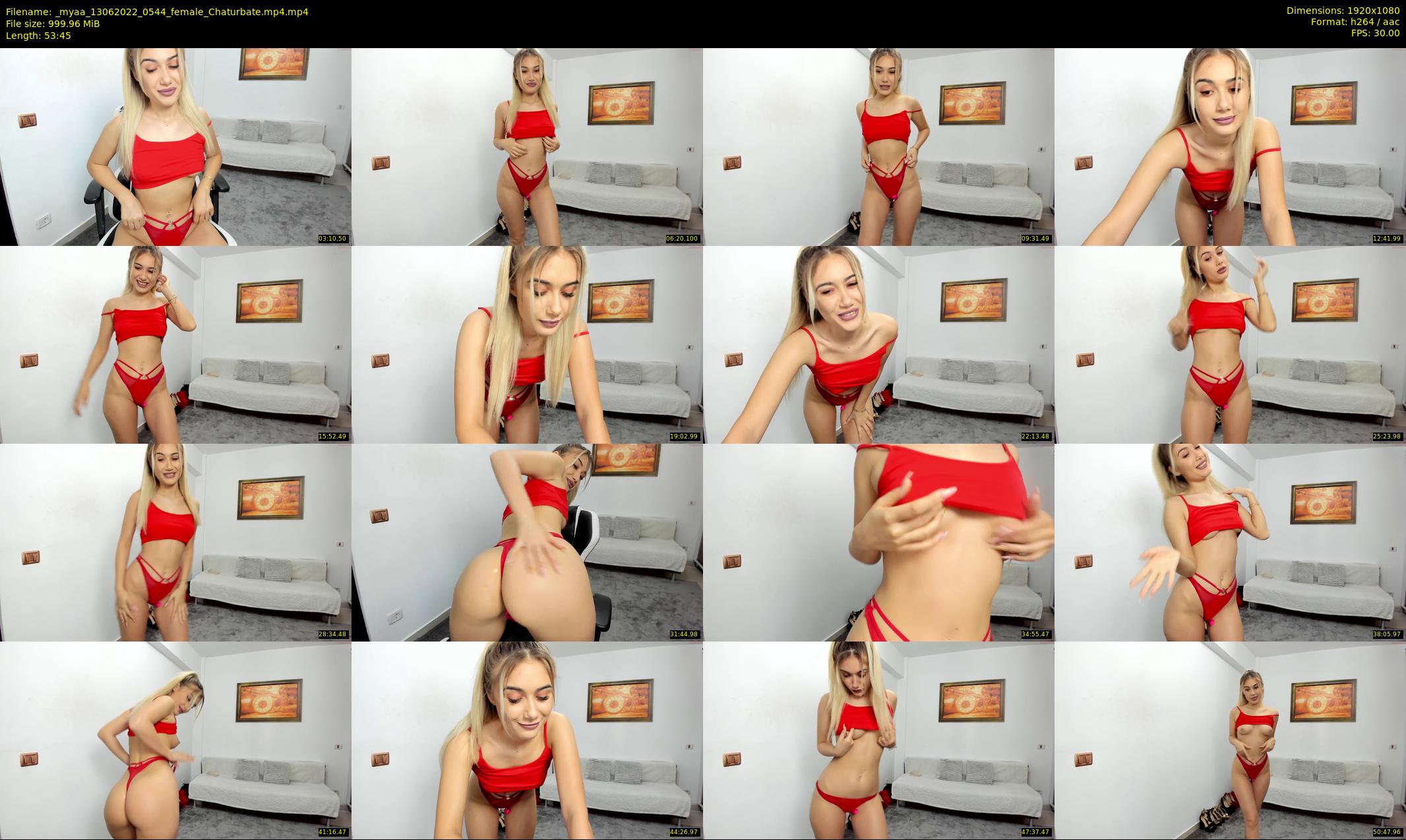_myaa — 54 minute Chaturbate female cam show recording, 1080p, Jun 13, 2022