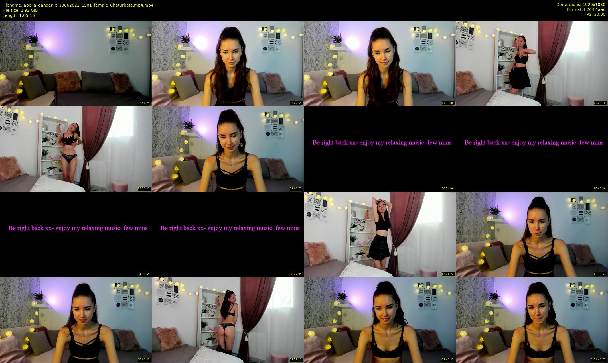 abella_danger_x — 66 minute Chaturbate female cam show recording, 1080p, Jun 13, 2022