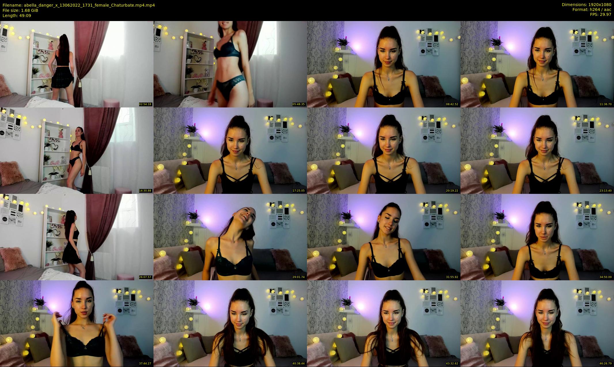 abella_danger_x — 50 minute Chaturbate female cam show recording, 1080p, Jun 13, 2022