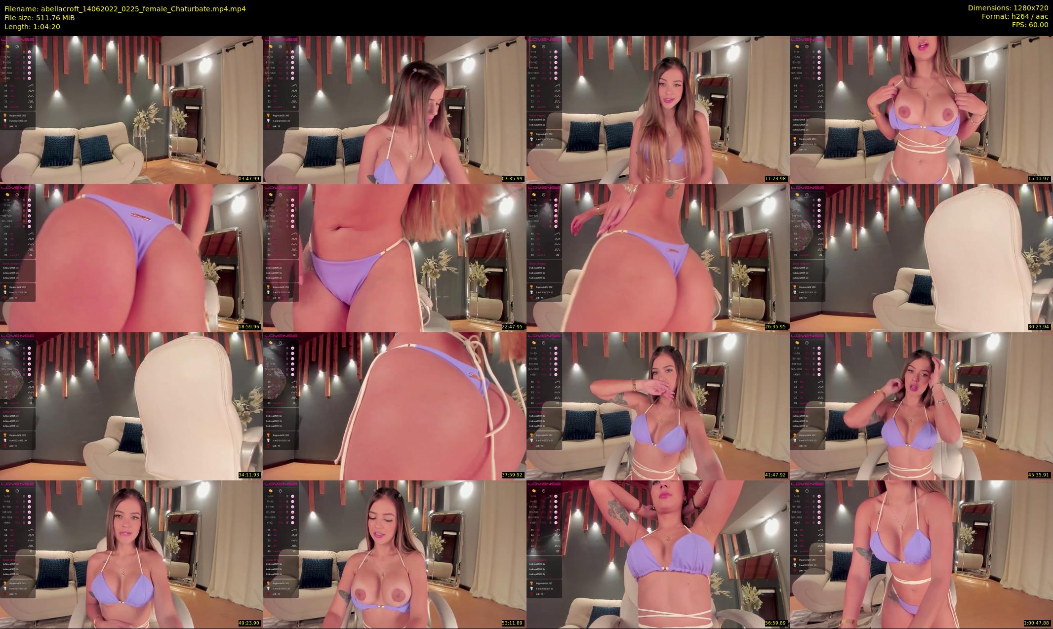 abellacroft — 65 minute Chaturbate female cam show recording, 720p, Jun 14, 2022