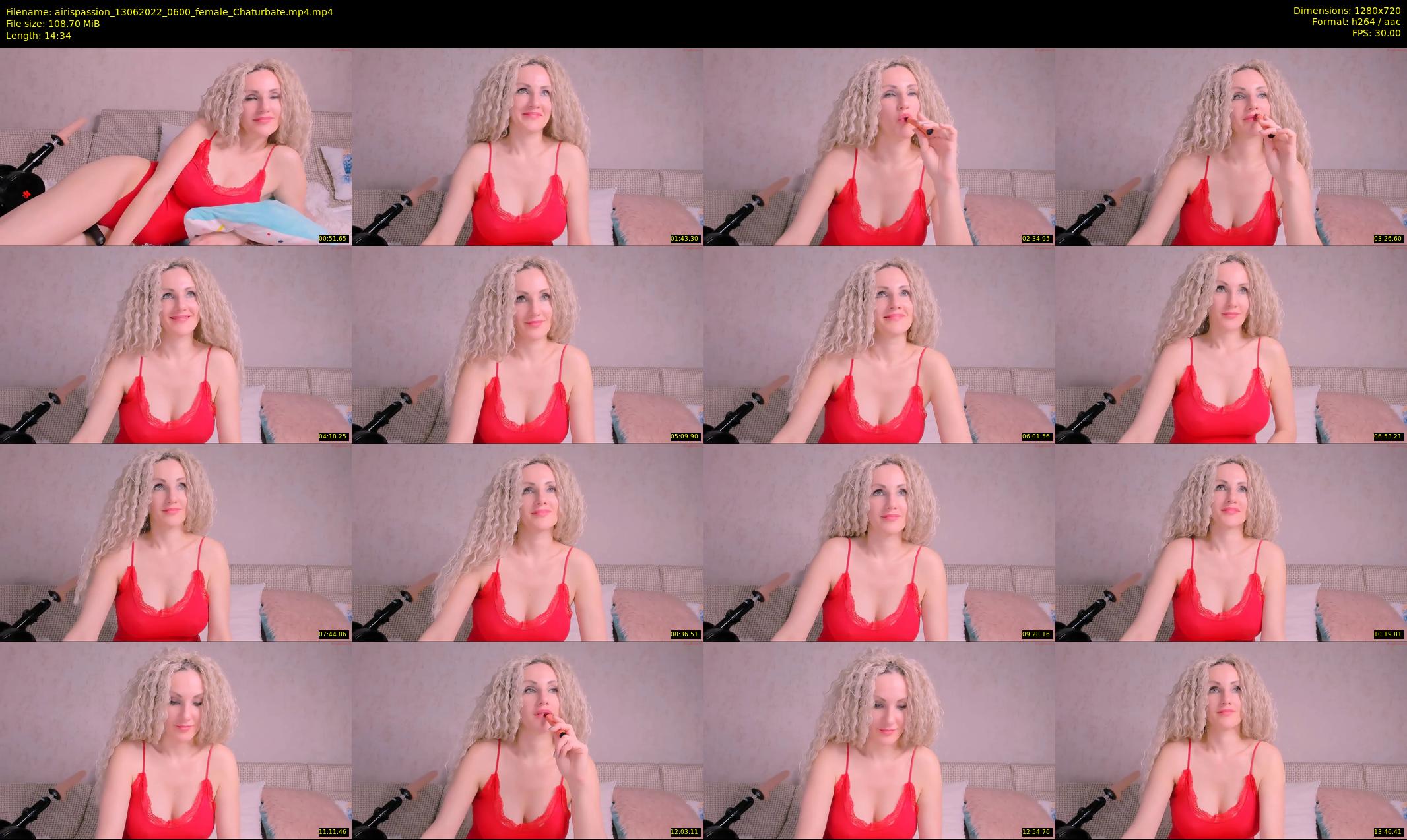 airispassion — 15 minute Chaturbate female cam show recording, 720p, Jun 13, 2022