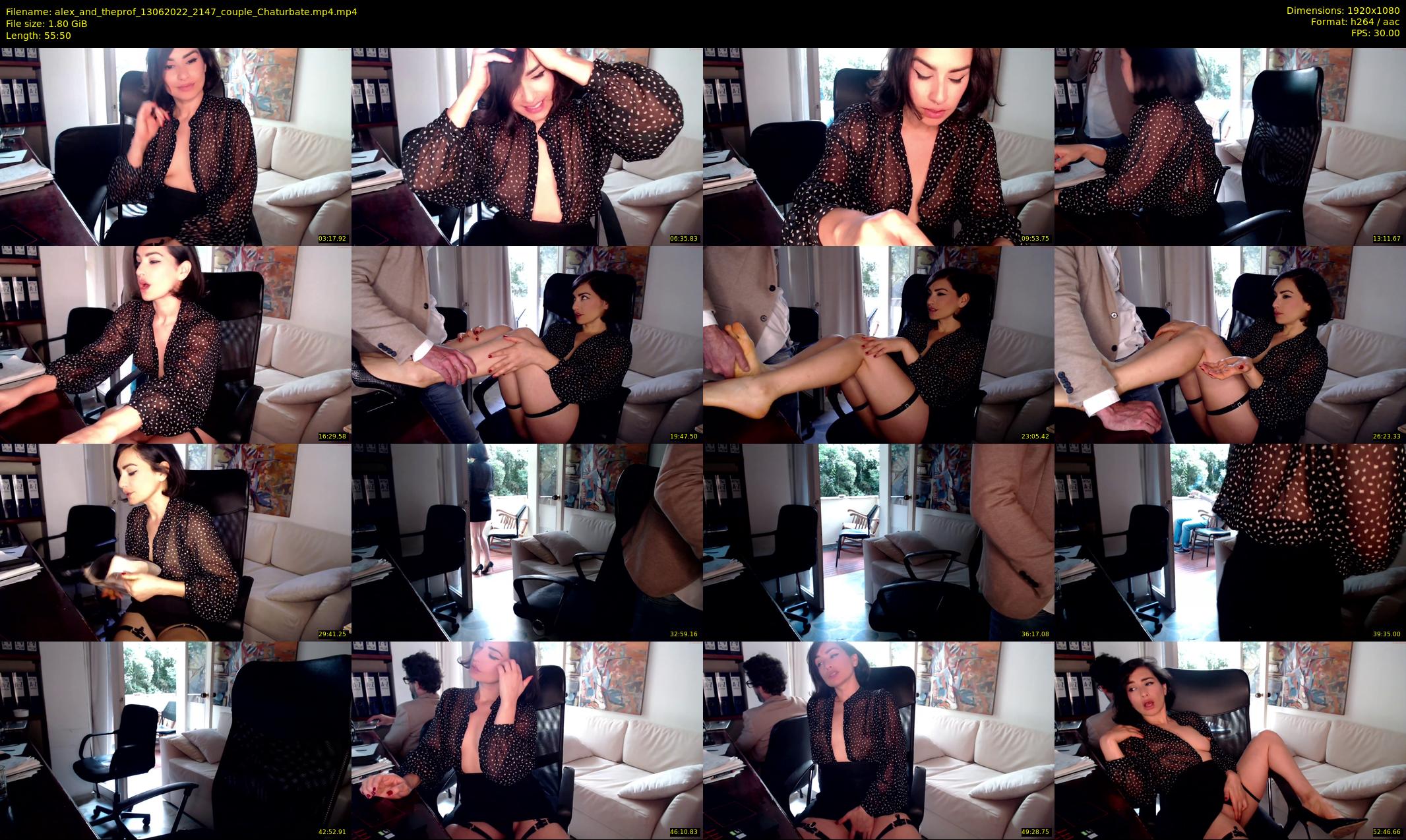 alex_and_theprof — 56 minute Chaturbate couple cam show recording, 1080p, Jun 13, 2022
