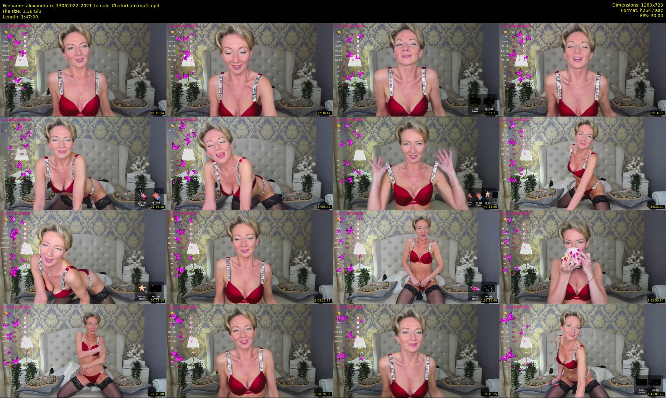 alexandrafix — 107 minute Chaturbate female cam show recording, 720p, Jun 13, 2022