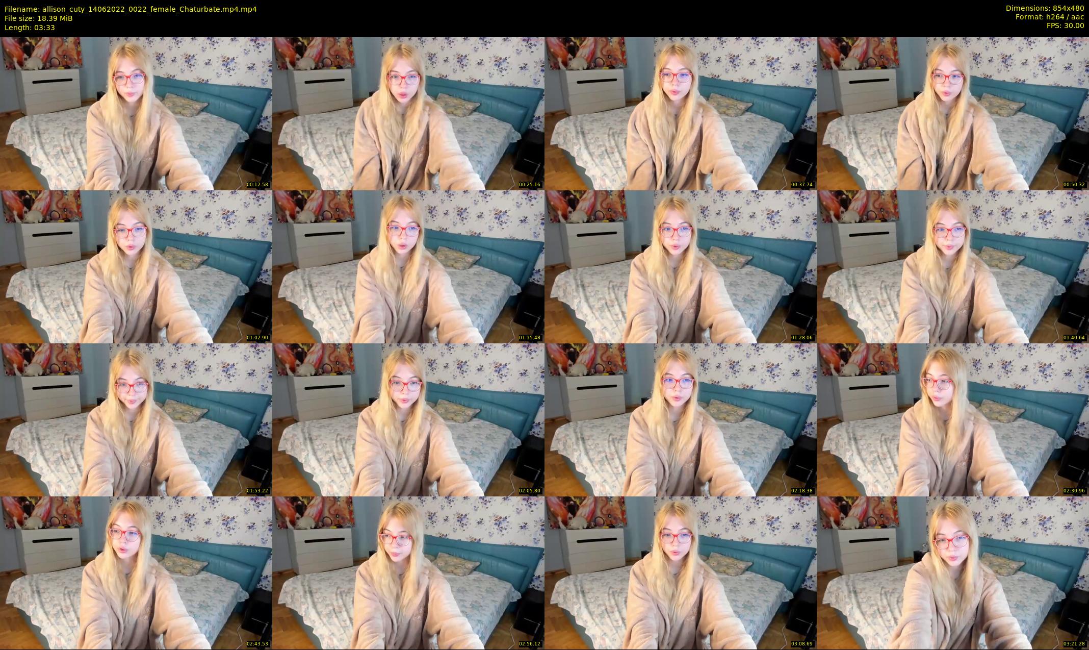 allison_cuty — 4 minute Chaturbate female cam show recording, 480p, Jun 14, 2022