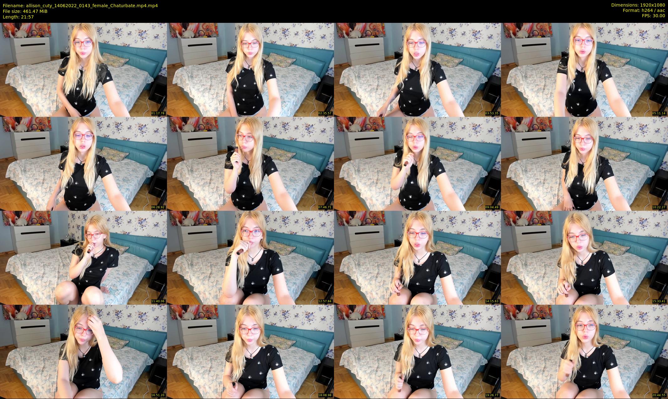 allison_cuty — 22 minute Chaturbate female cam show recording, 1080p, Jun 14, 2022