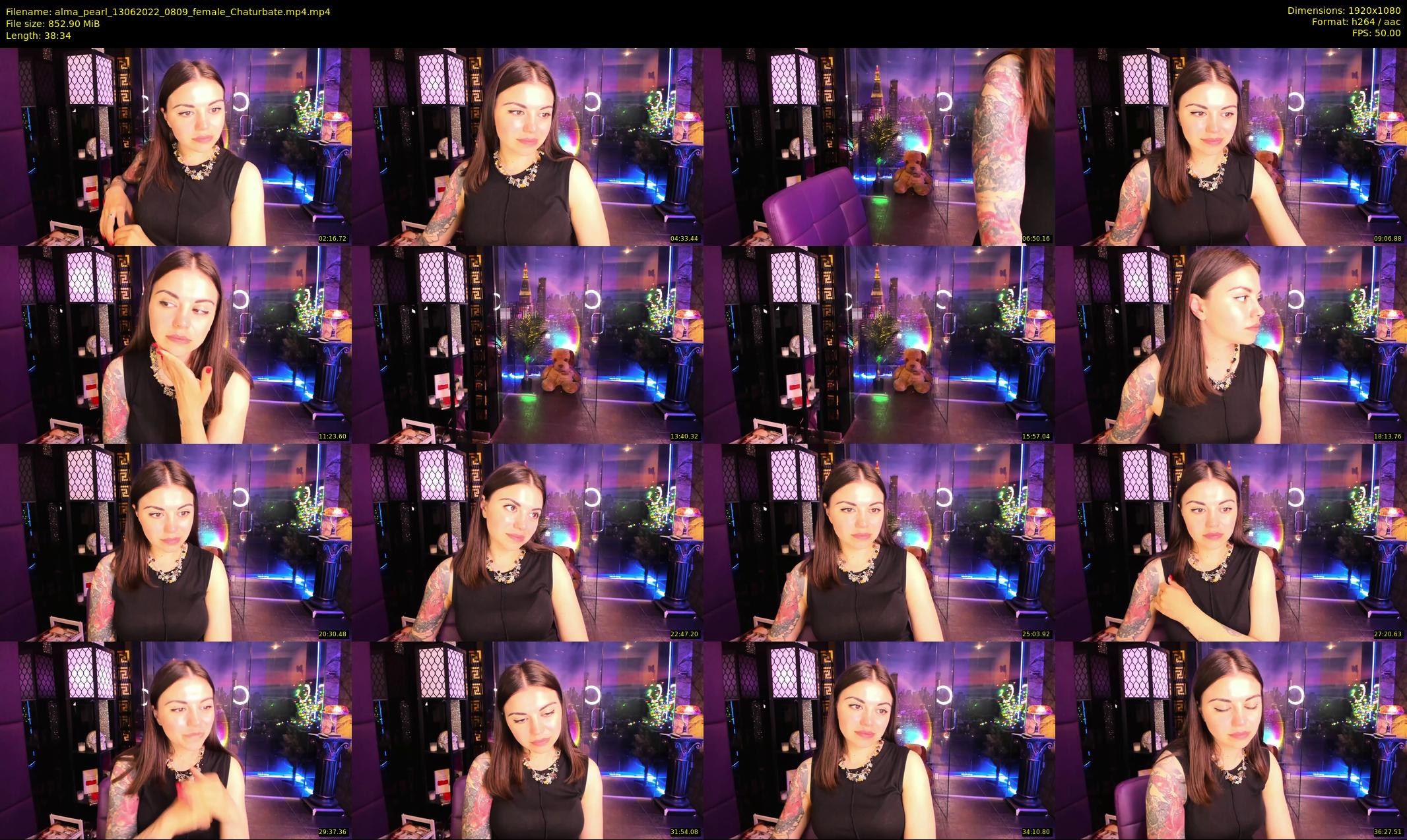 alma_pearl — 39 minute Chaturbate female cam show recording, 1080p, Jun 13, 2022