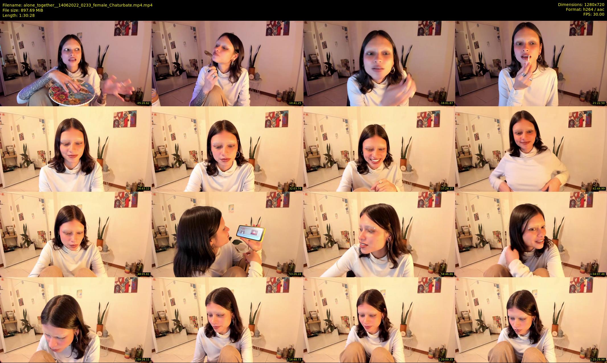 alone_together_ — 91 minute Chaturbate female cam show recording, 720p, Jun 14, 2022