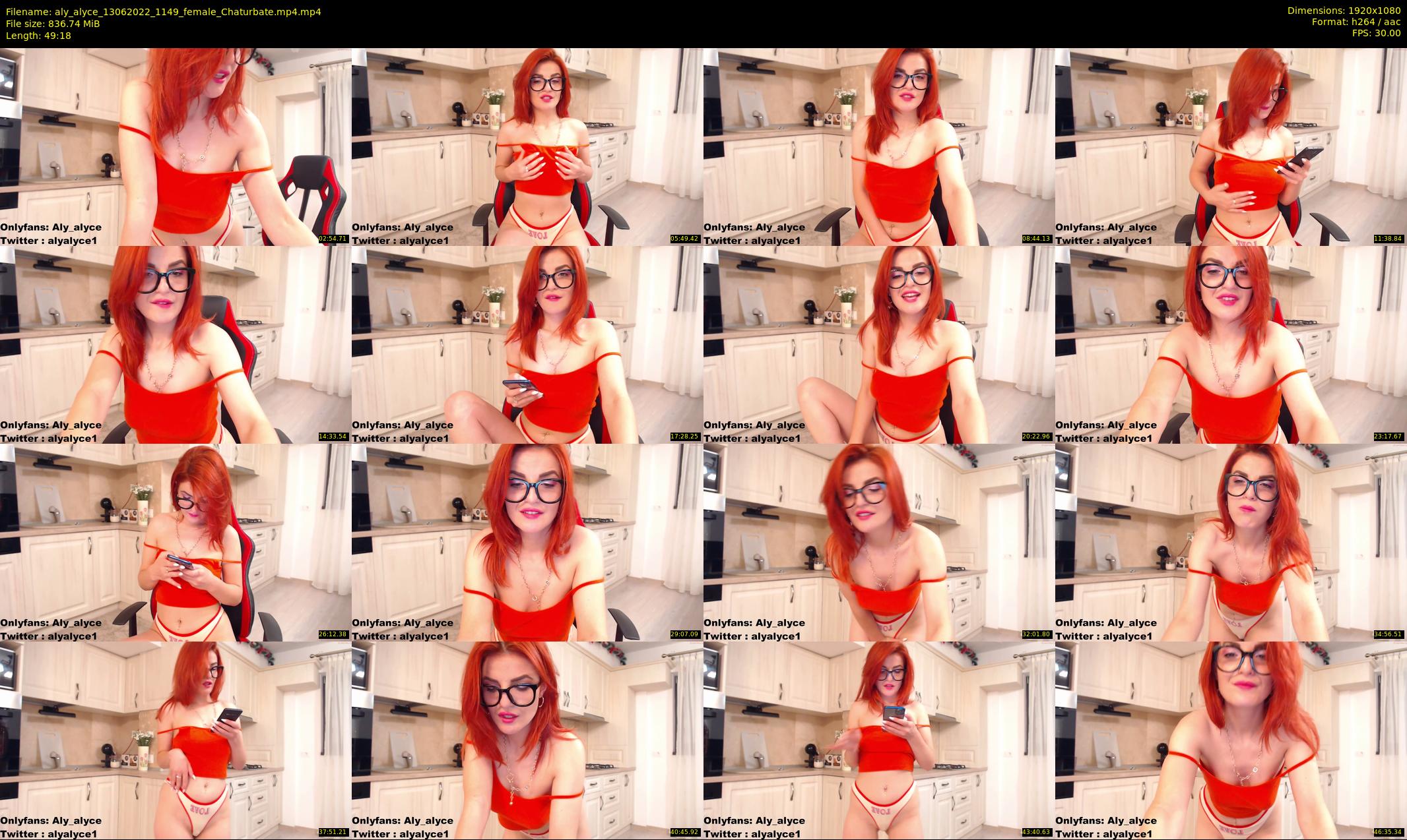 aly_alyce — 50 minute Chaturbate female cam show recording, 1080p, Jun 13, 2022