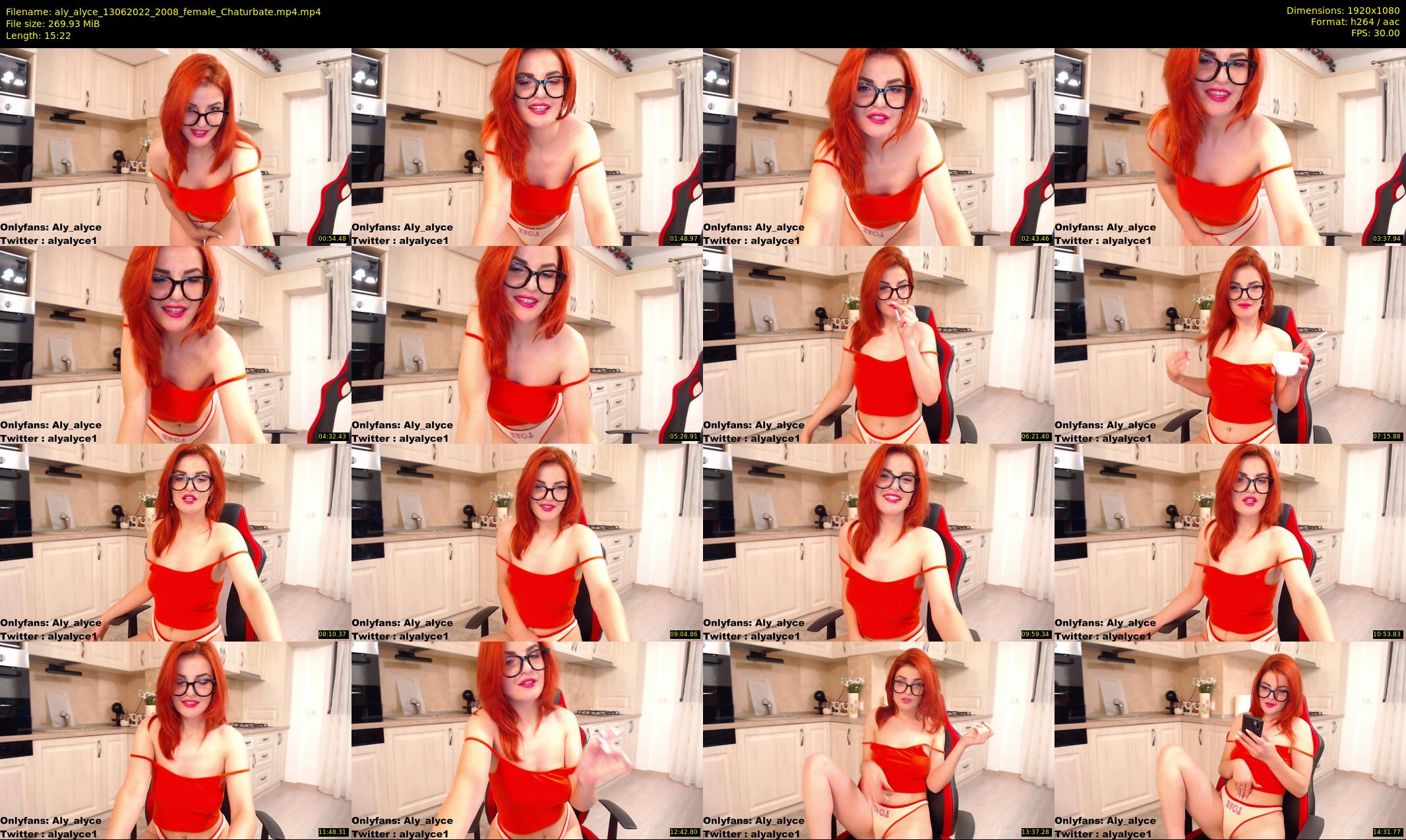 aly_alyce — 16 minute Chaturbate female cam show recording, 1080p, Jun 13, 2022