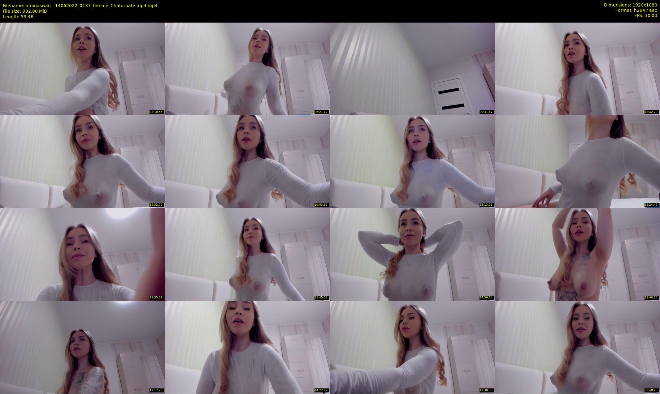 aminaswan_ — 54 minute Chaturbate female cam show recording, 1080p, Jun 14, 2022