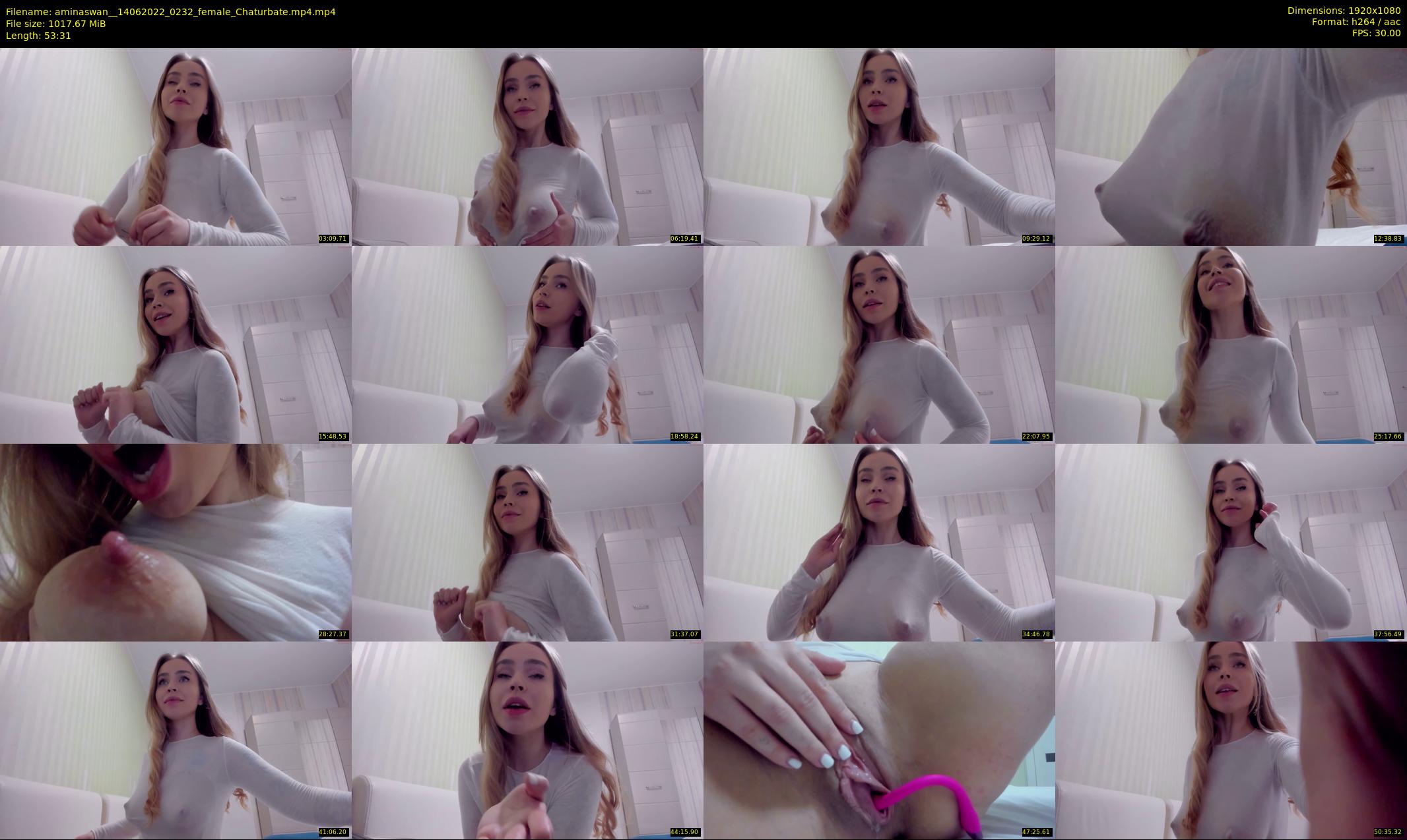 aminaswan_ — 54 minute Chaturbate female cam show recording, 1080p, Jun 14, 2022