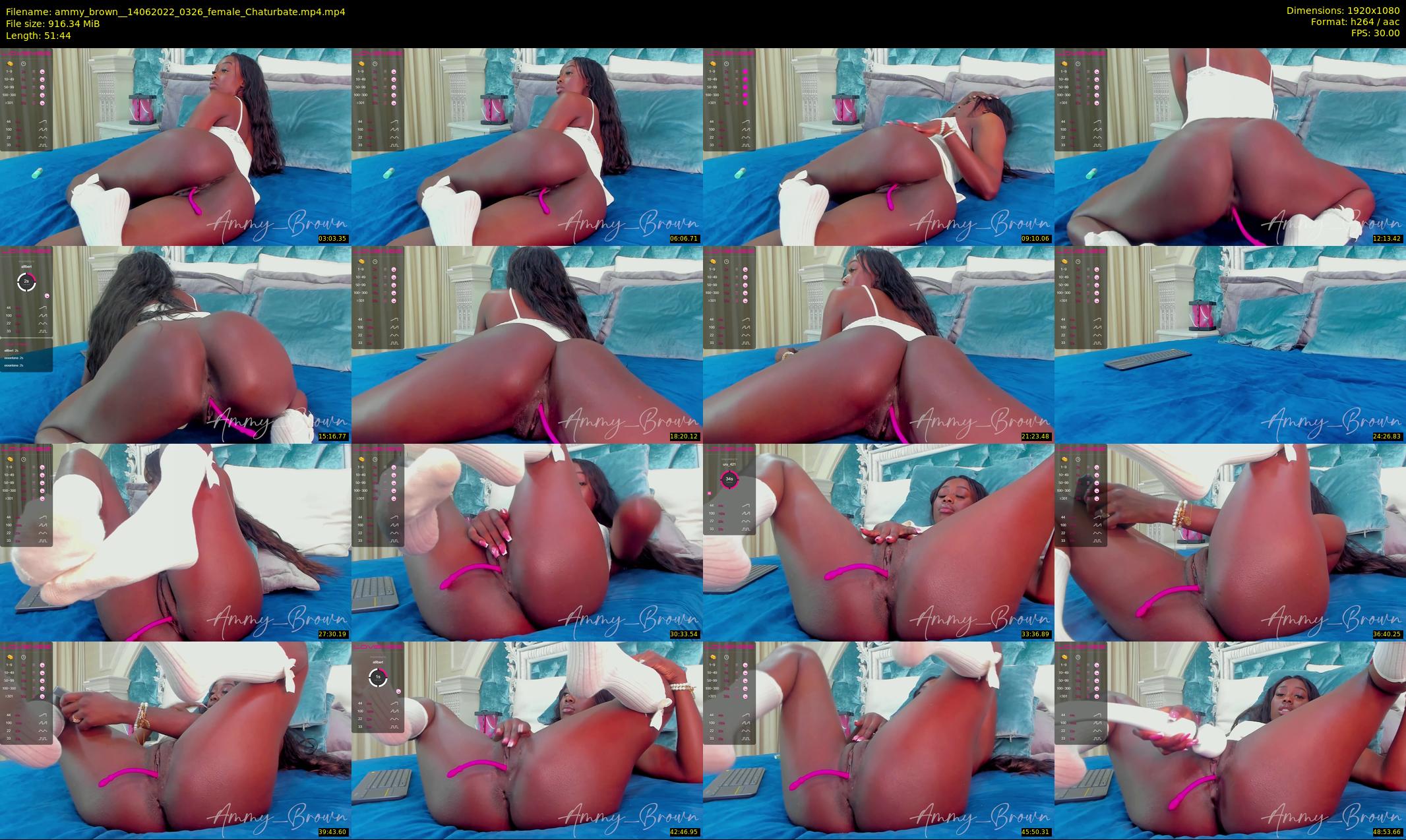 ammy_brown_ — 52 minute Chaturbate female cam show recording, 1080p, Jun 14, 2022