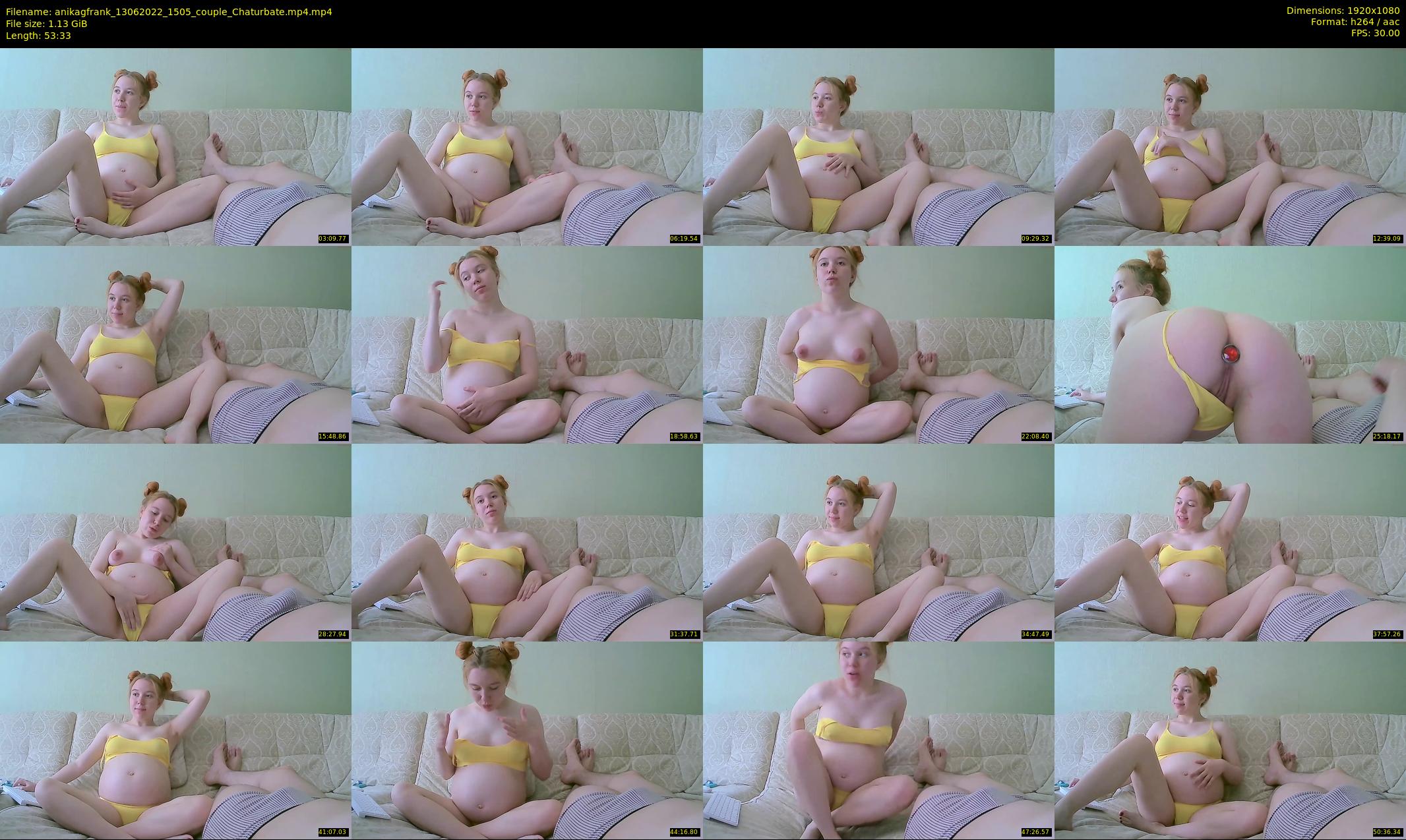 anikagfrank — 54 minute Chaturbate couple cam show recording, 1080p, Jun 13, 2022