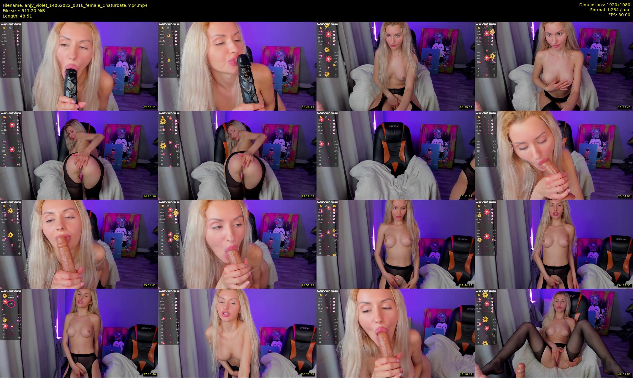anjy_violet — 49 minute Chaturbate female cam show recording, 1080p, Jun 14, 2022