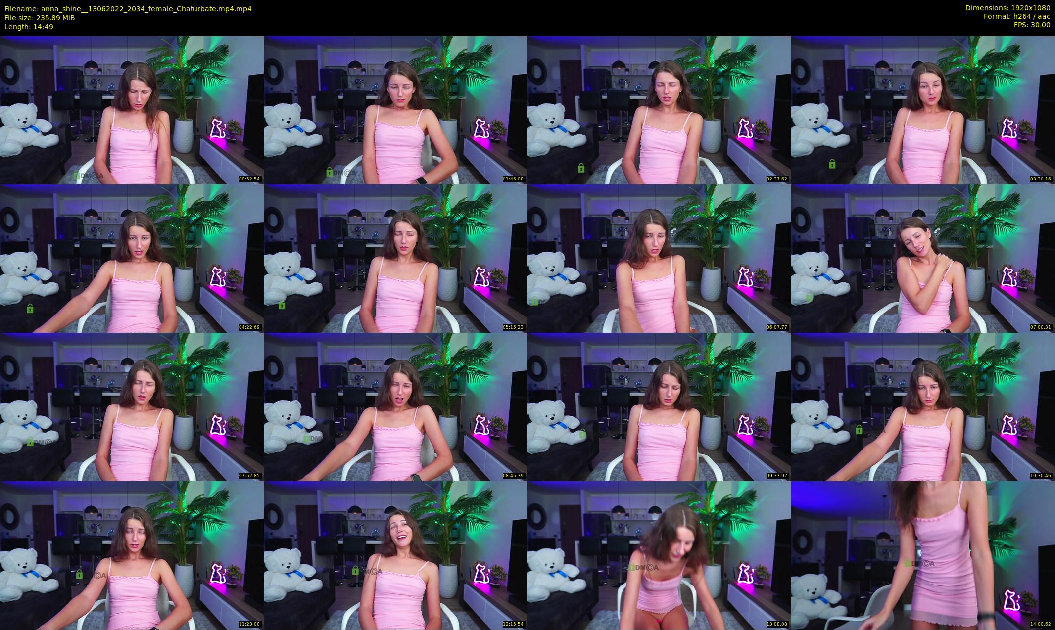 anna_shine_ — 15 minute Chaturbate female cam show recording, 1080p, Jun 13, 2022