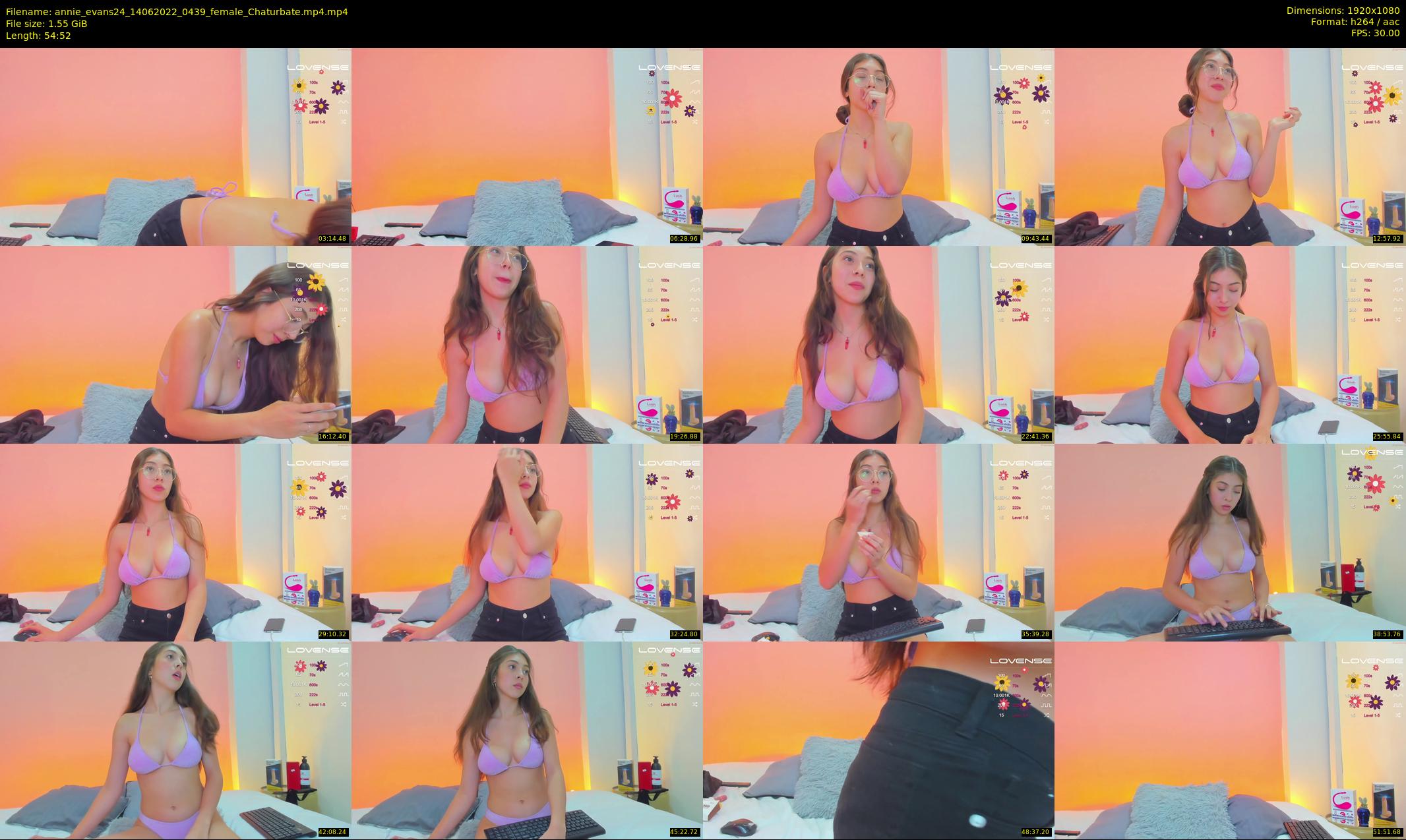 annie_evans24 — 55 minute Chaturbate female cam show recording, 1080p, Jun 14, 2022