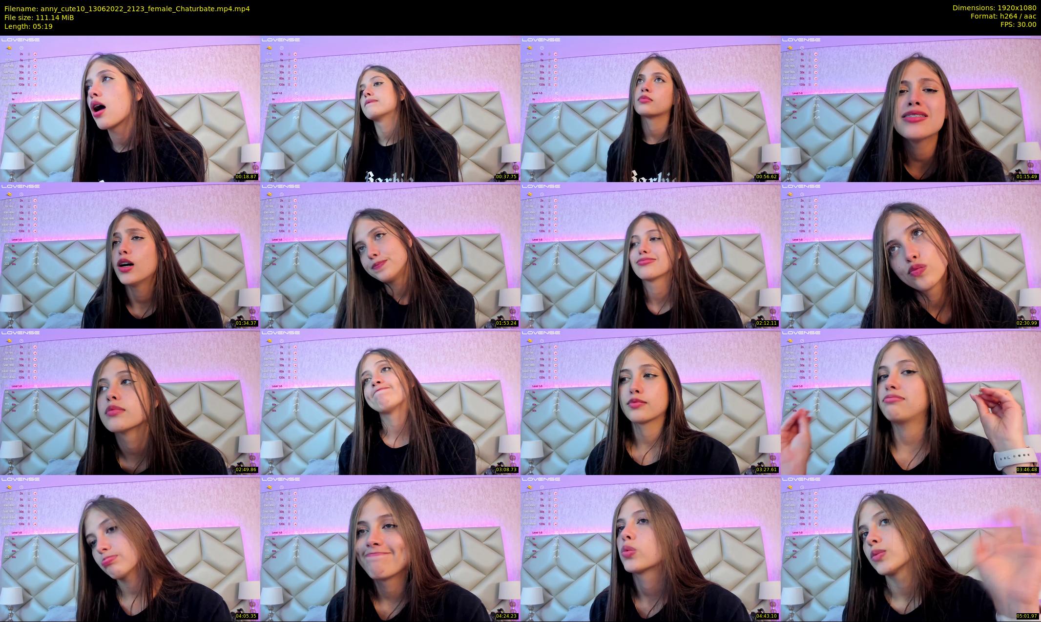 anny_cute10 — 6 minute Chaturbate female cam show recording, 1080p, Jun 13, 2022