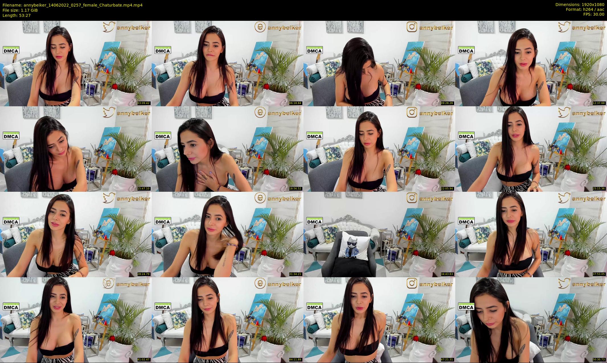 annybeiker — 54 minute Chaturbate female cam show recording, 1080p, Jun 14, 2022