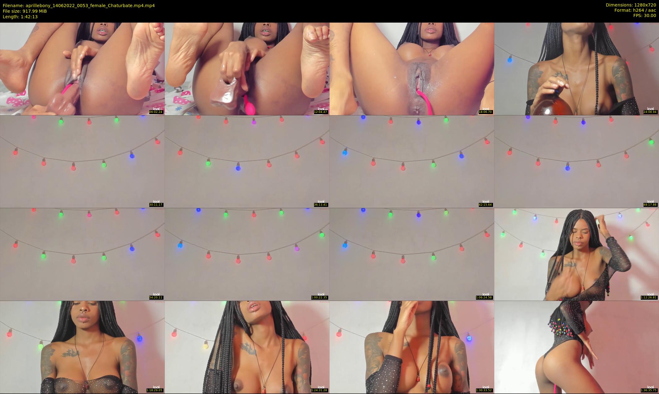 aprillebony — 103 minute Chaturbate female cam show recording, 720p, Jun 14, 2022